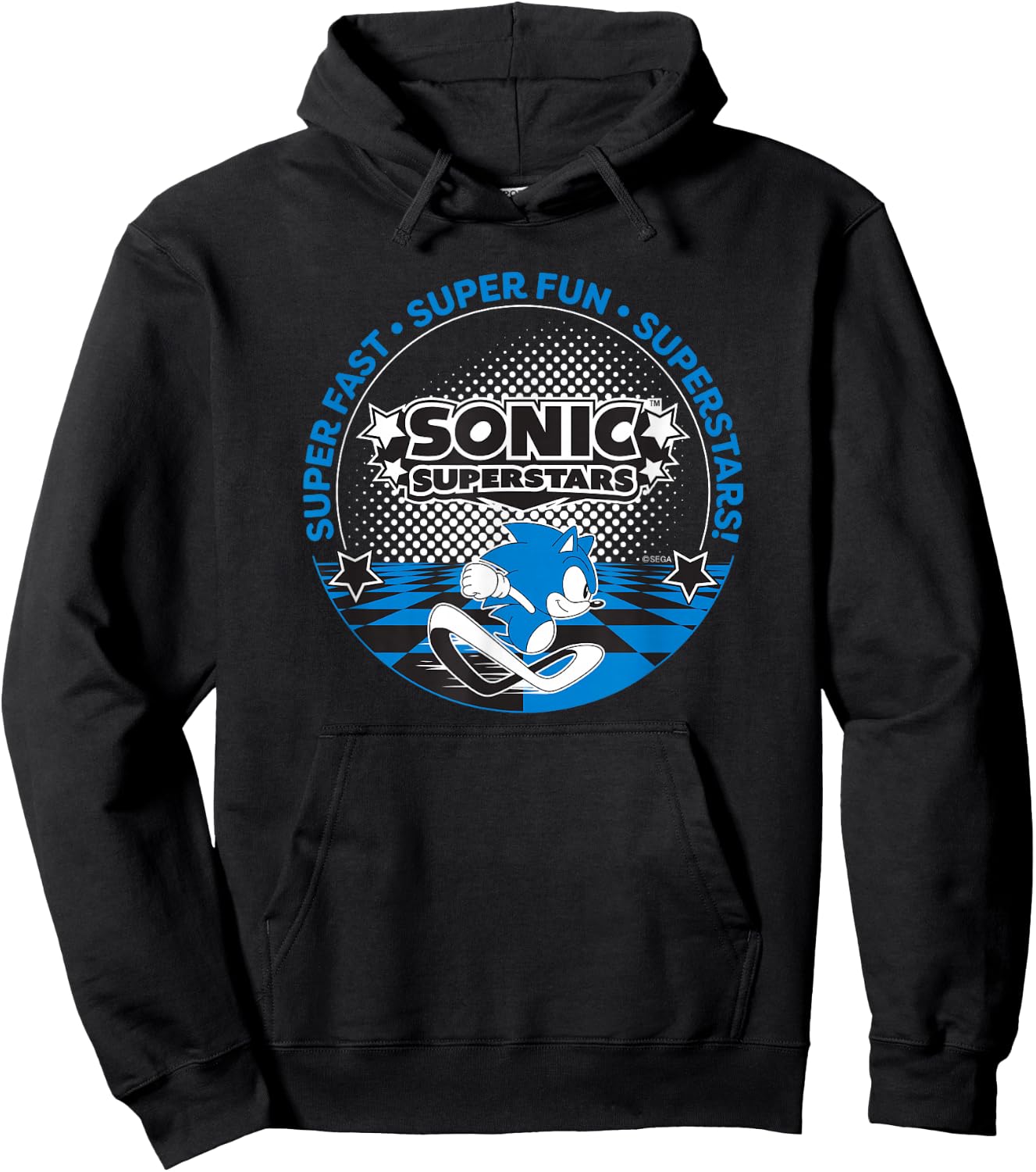 Sonic The Hedgehog, Sonic Superstars - Super Fast, Super Fun Hoodie - Hoodie | Black
