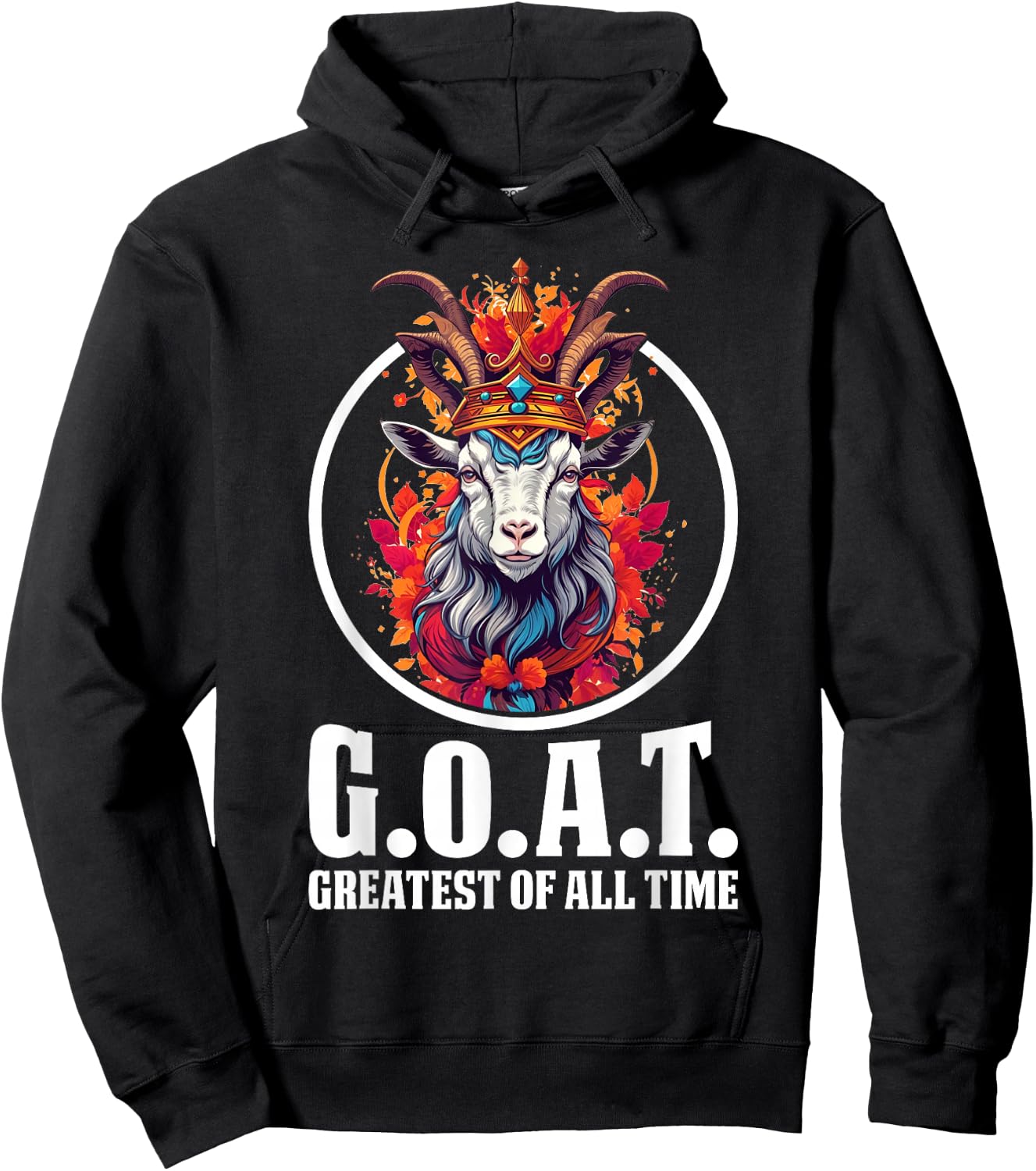 G.O.A.T. Greatest of All Time Hoodie - Hoodie | Black