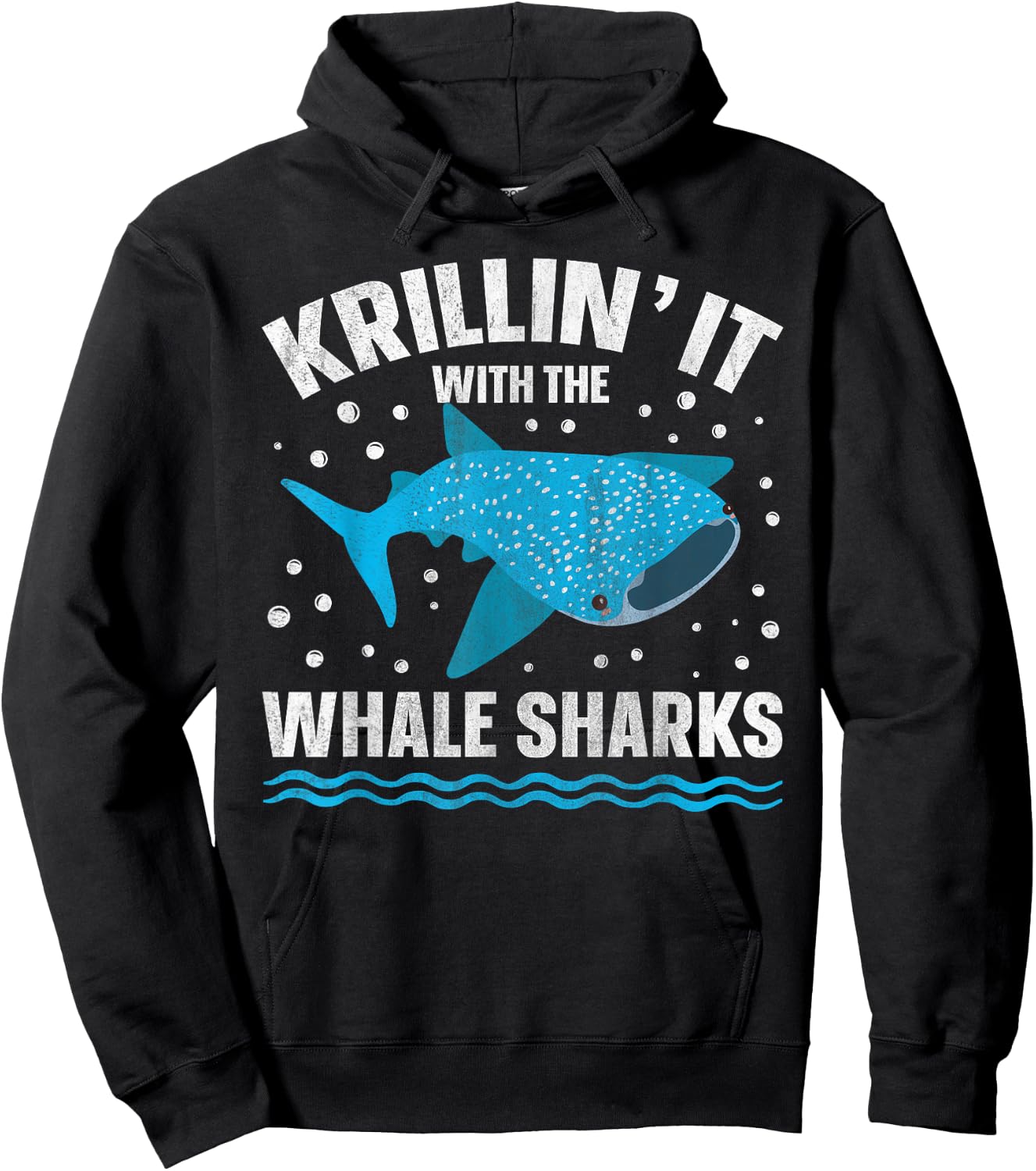 Whale Shark Diving Pun for a Whale Shark Lover Hoodie - Hoodie | Black