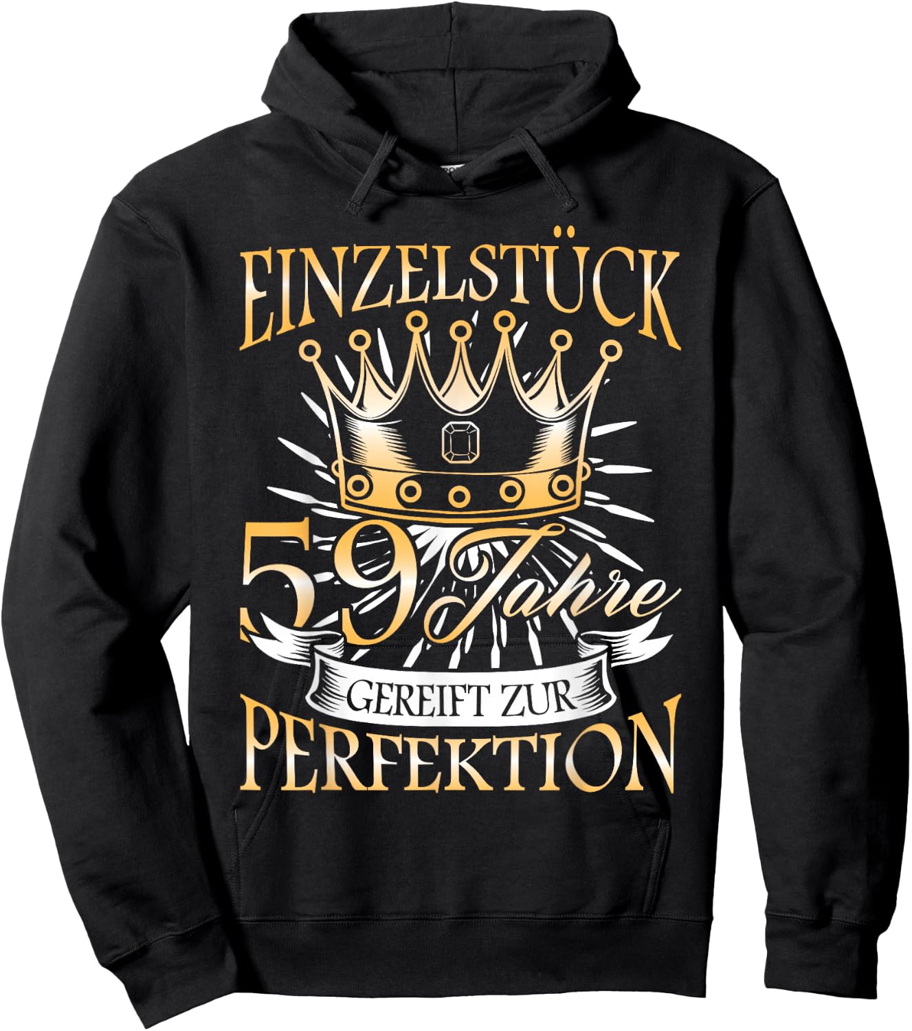 59th Birthday Woman I 59th Birthday I 59th Birthday , black Hoodie - Hoodie | Black
