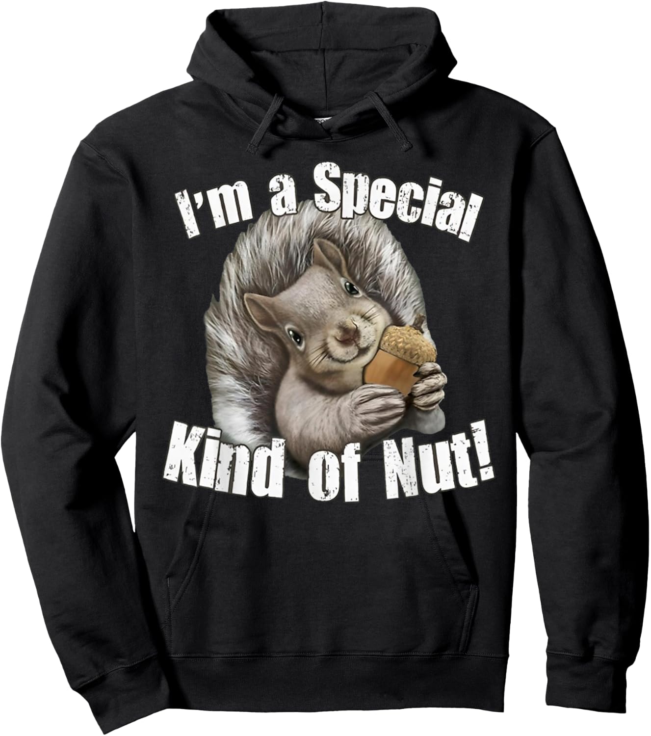 I'm a Special Kind of Nut Funny Squirrel Rodent Animal Lover Hoodie - Hoodie | Black