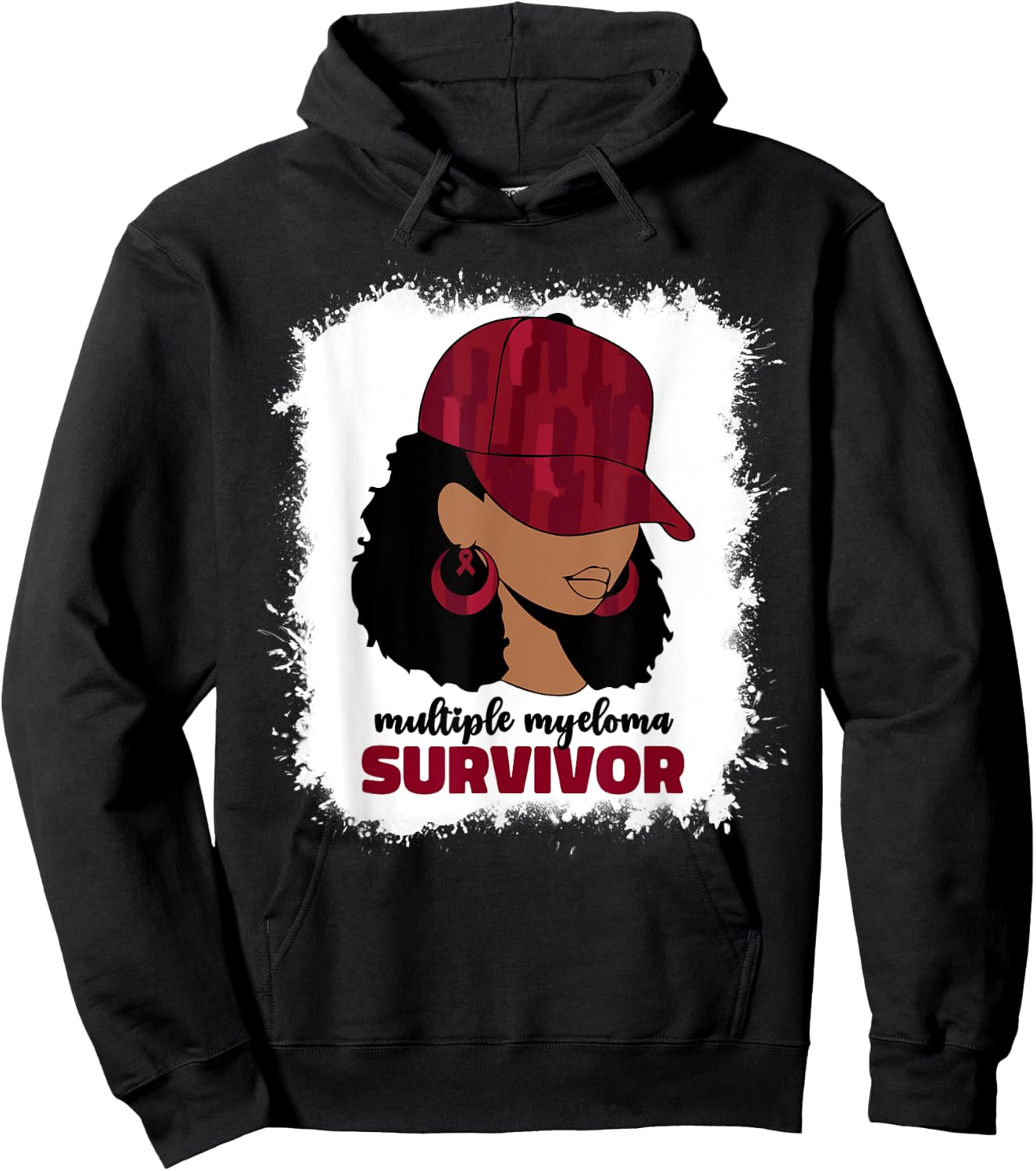 Multiple Myeloma Survivor Multiple Myeloma Cancer Hoodie - Hoodie | Black