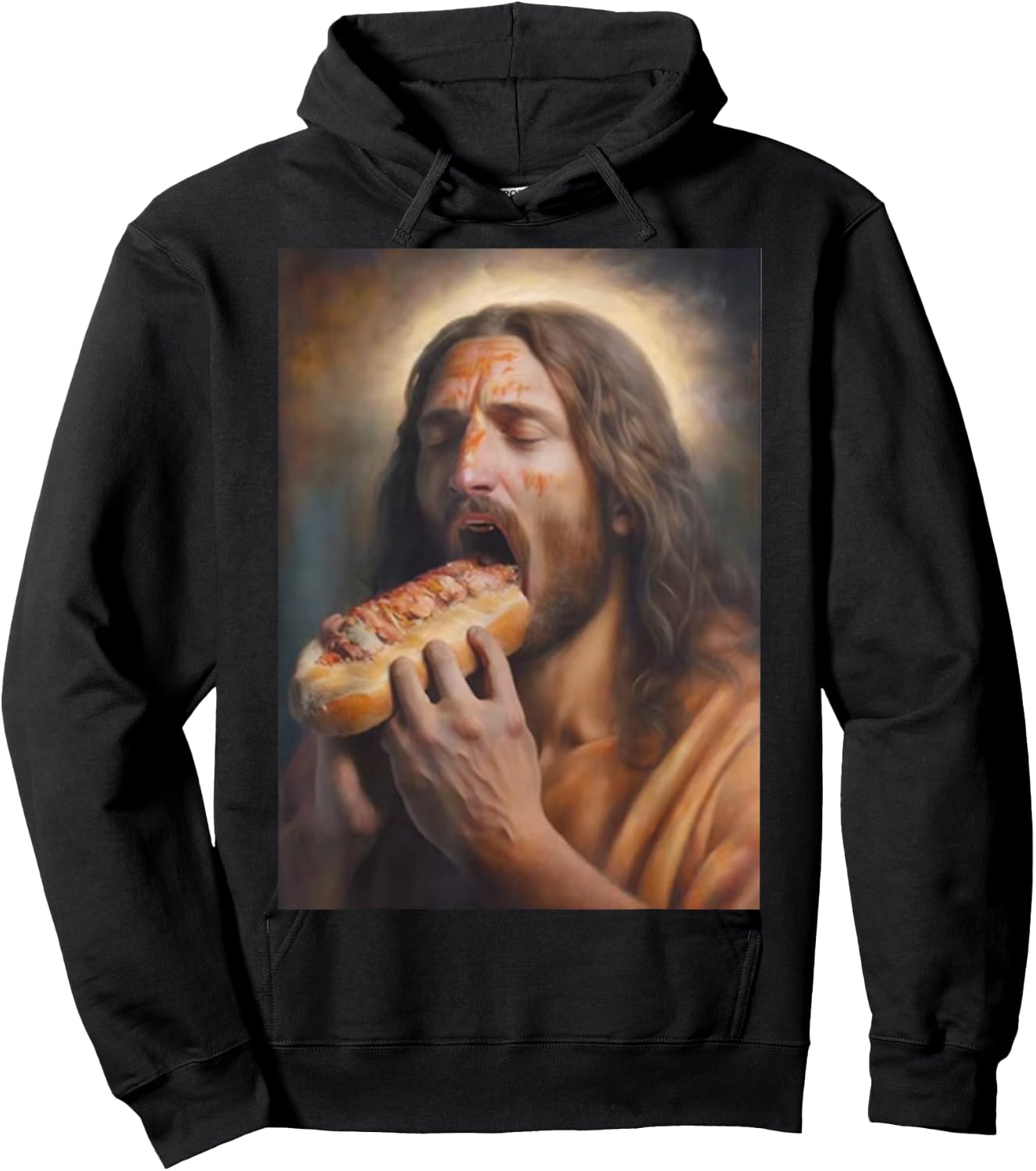 T-Shirt Hoodie - Hoodie | Black