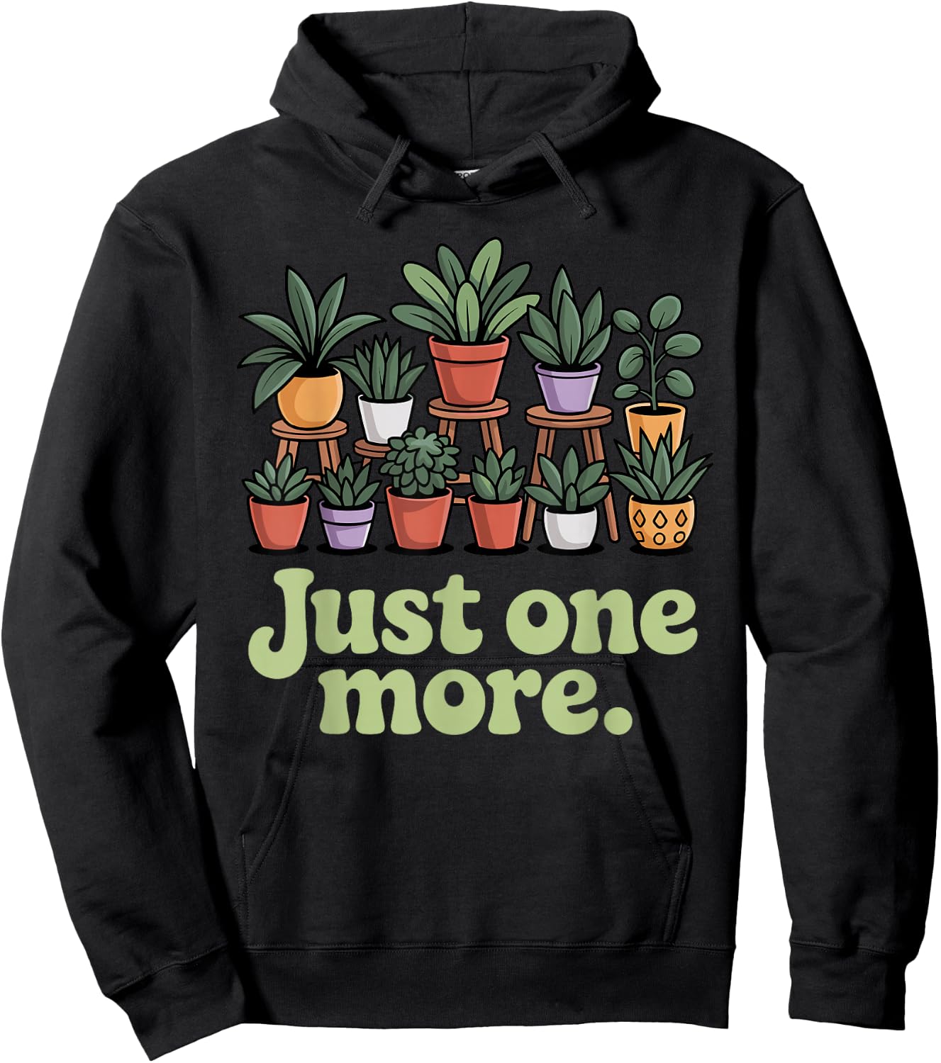 Funny Plant Lover Design Women Gardening Plant Lover Hoodie - Hoodie | Black