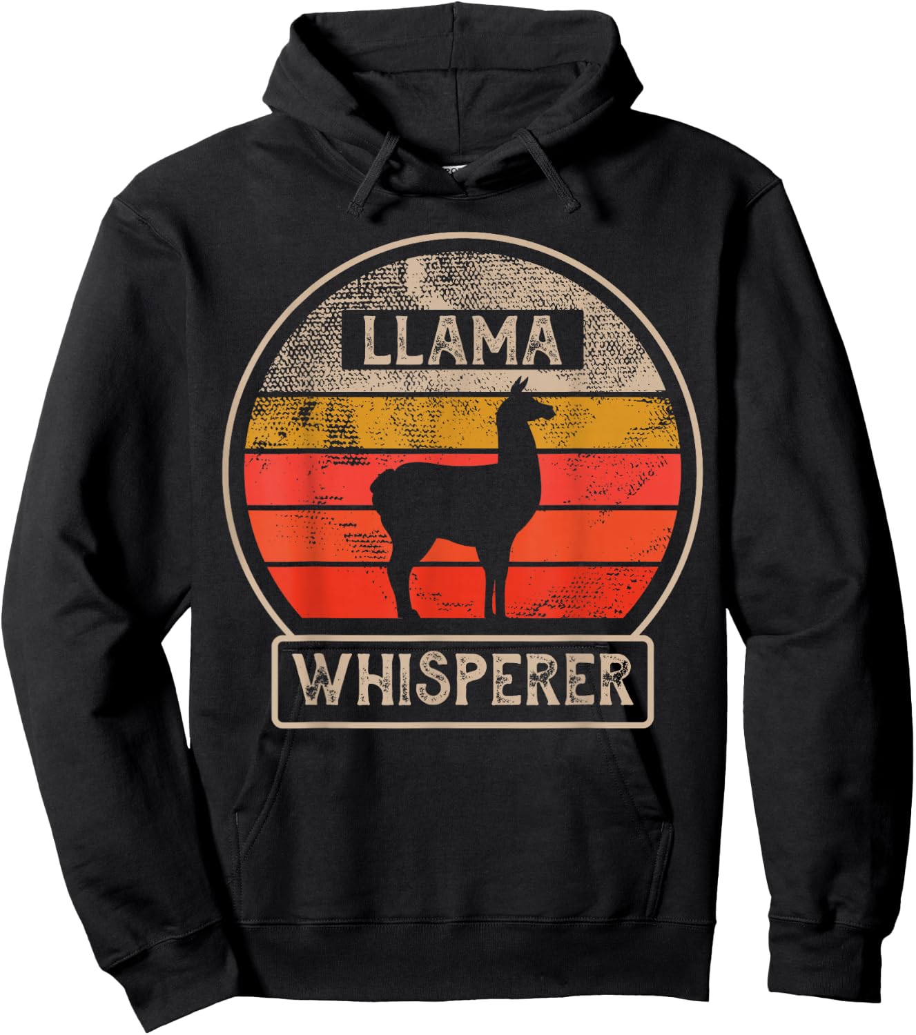 Llama Whisperer Hoodie - Hoodie | Black