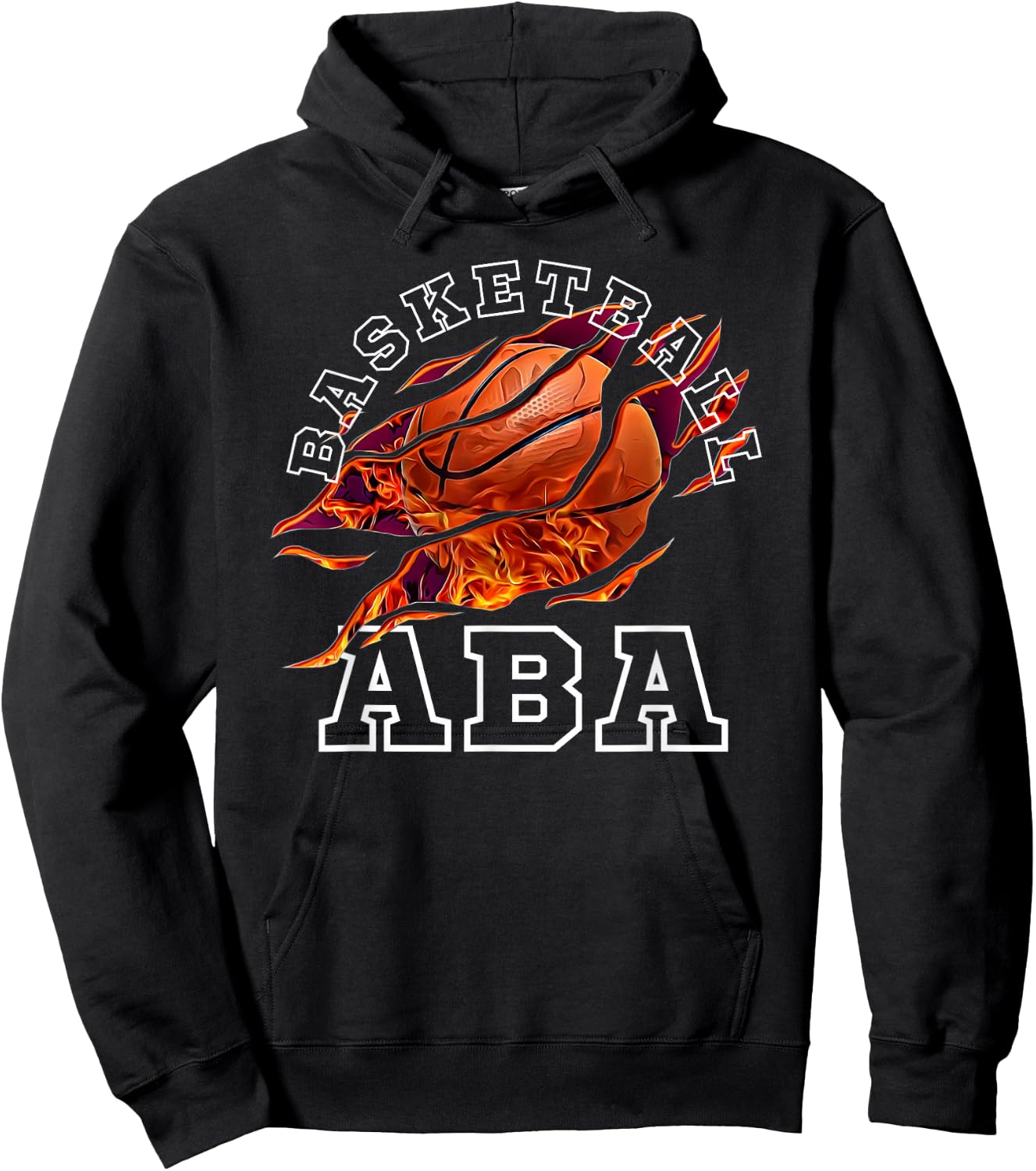 Basketball Aba Bball Lover Sports Fan Novelty Hoodie - Hoodie | Black