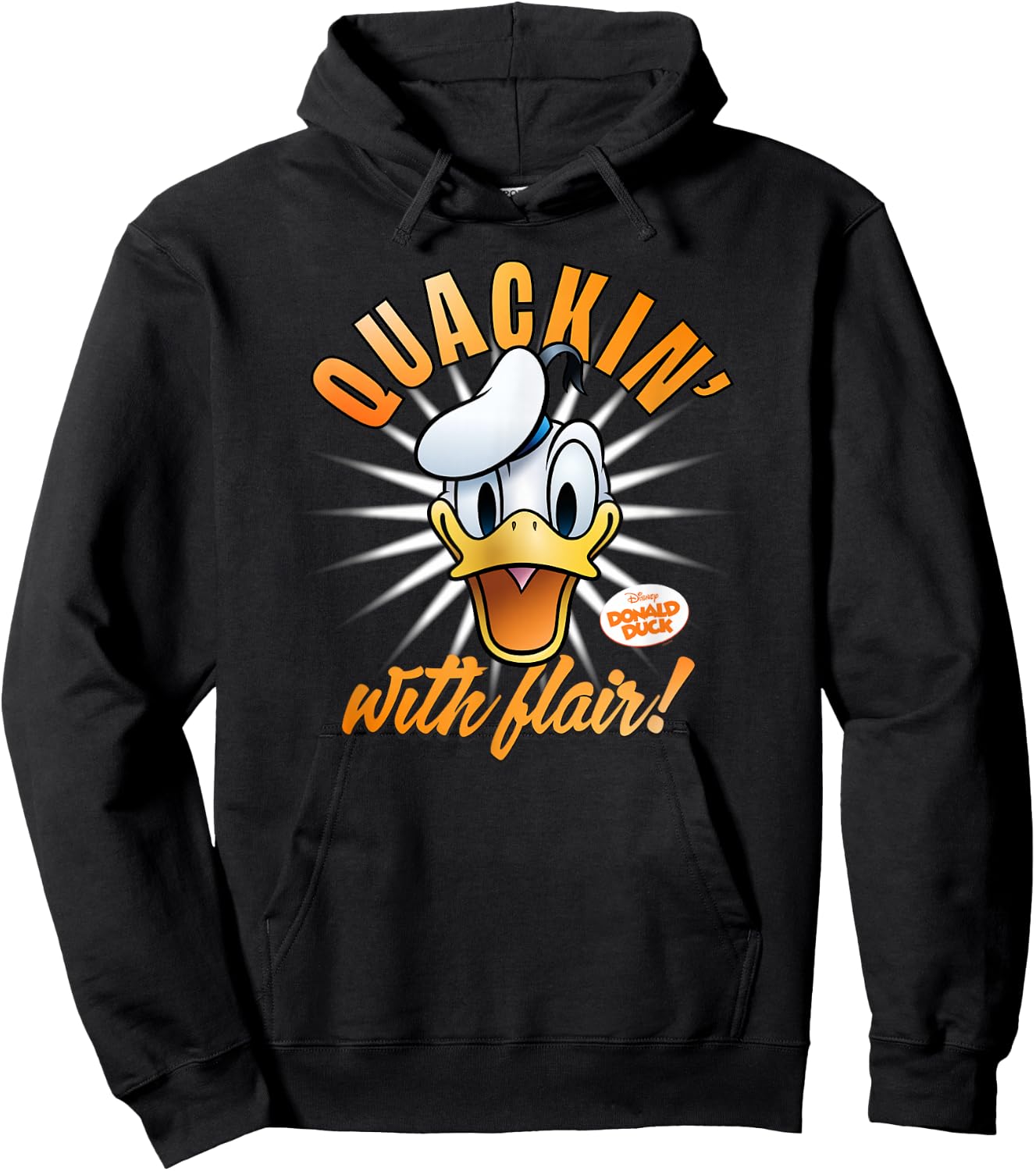 Disney Donald Duck 90th Anniversary Quackin’ with Flair! Hoodie - Hoodie | Black