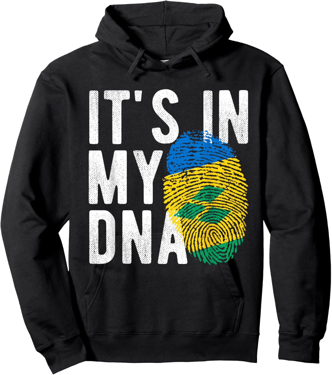 It's in My DNA St. Vincent and The Grenadines Flag Hoodie - Hoodie | Black