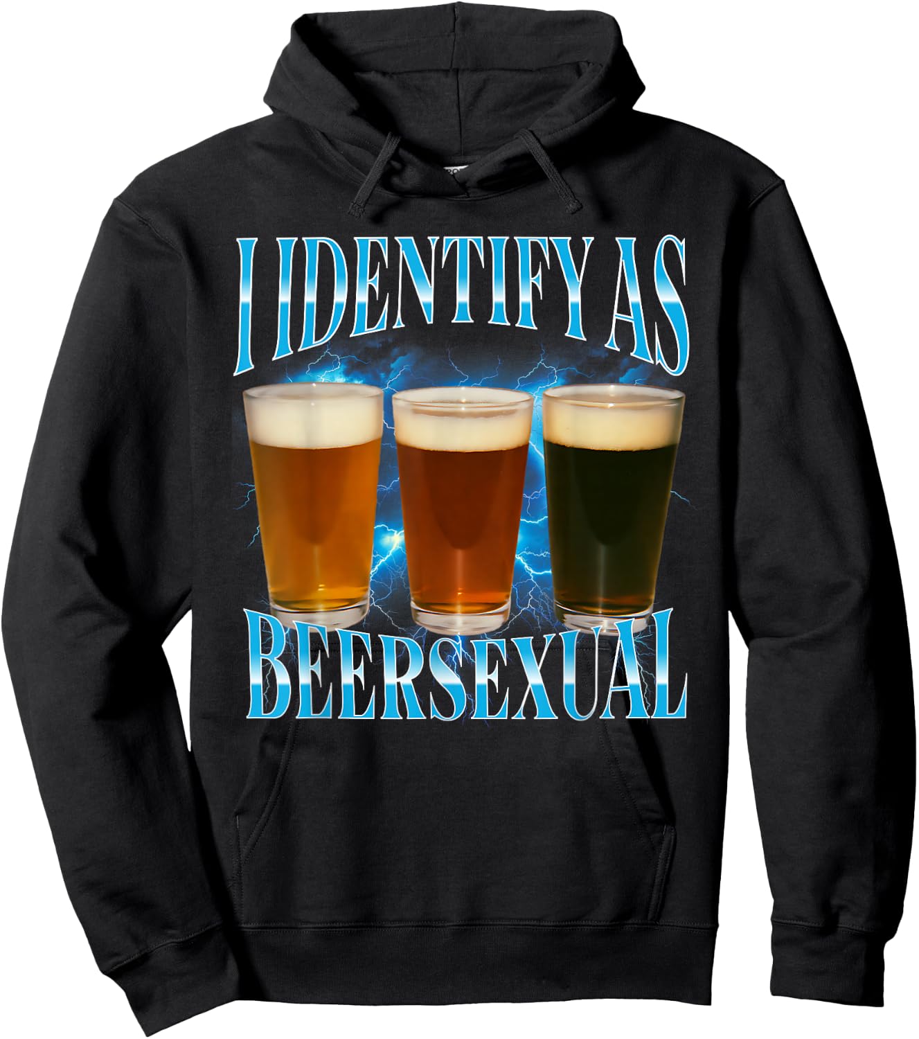 Beersexual Funny Oktoberfest Hoodie - Hoodie | Black