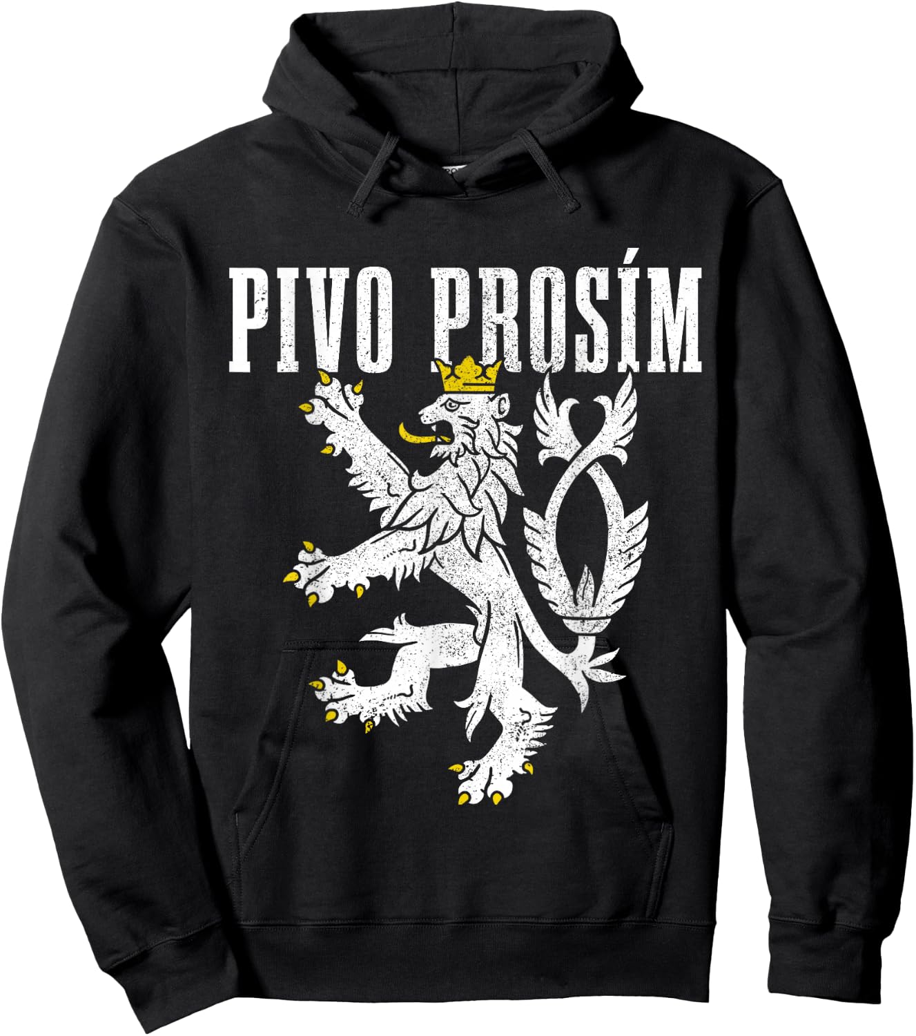 Pivo Prosim Bier bitte in Tschechien Sprache Prag Hoodie - Hoodie | Black