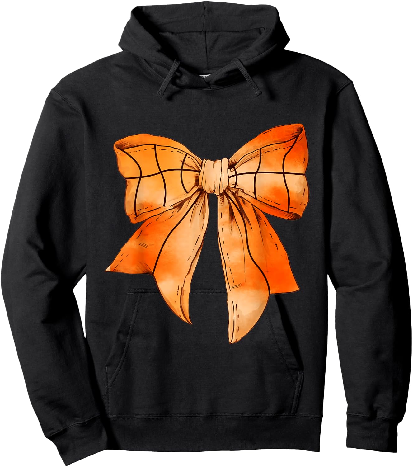 Basketball Mom Coquette Bow For Gameday Hoodie - Hoodie | Black