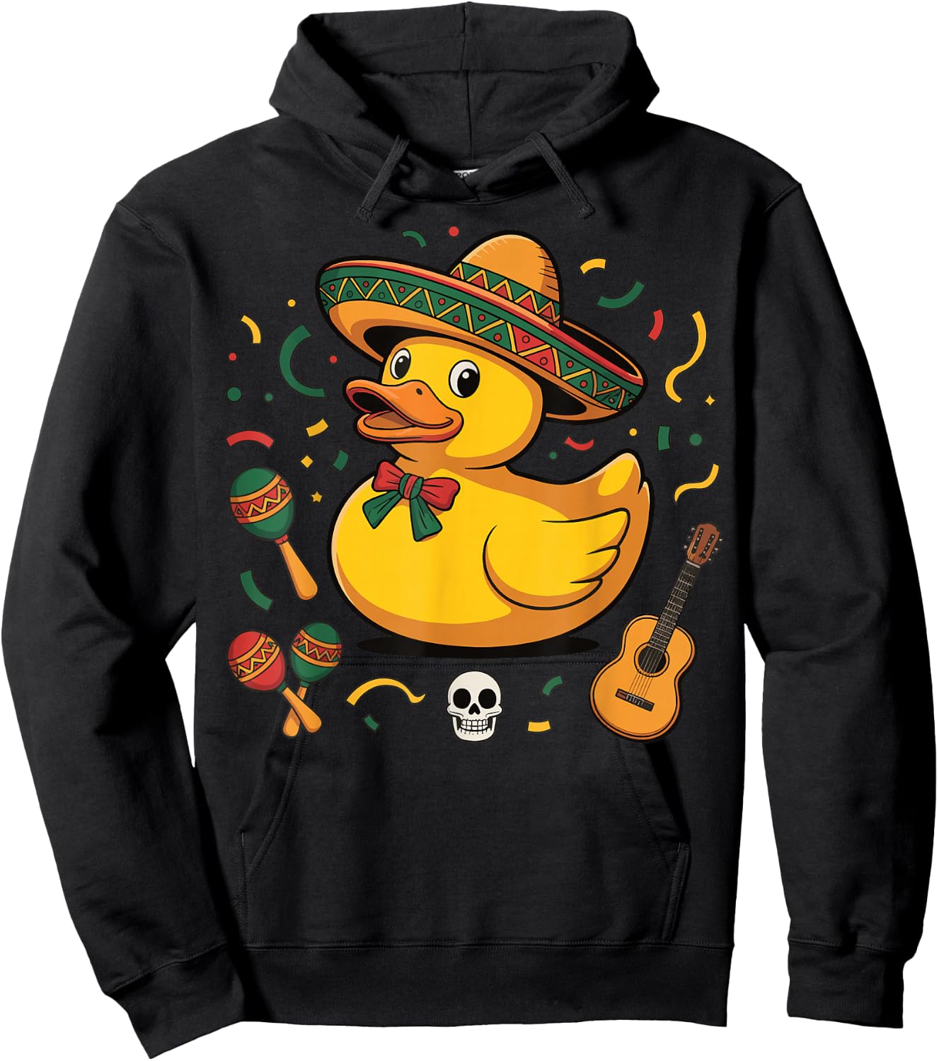 Rubber Duck Cinco De Mayo Hoodie - Hoodie | Black