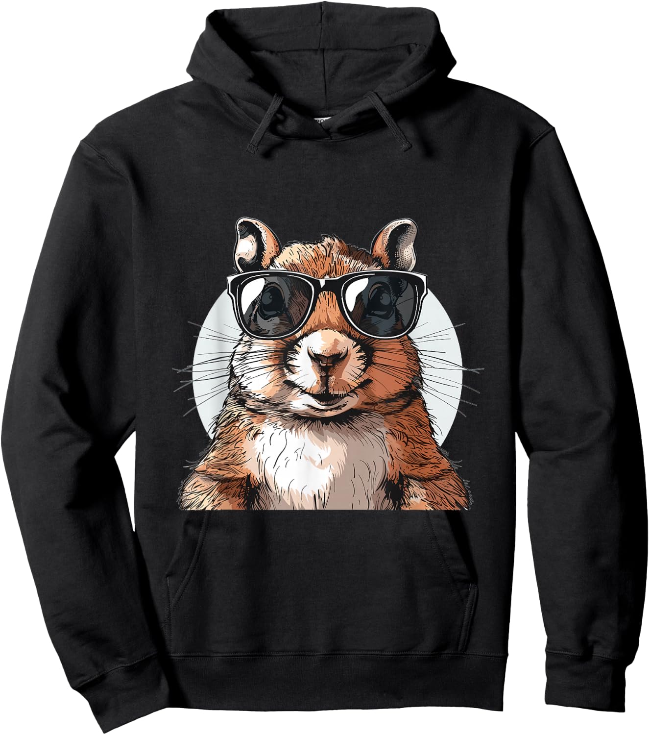 Squirrel Animal Lover Graphic Hoodie - Hoodie | Black