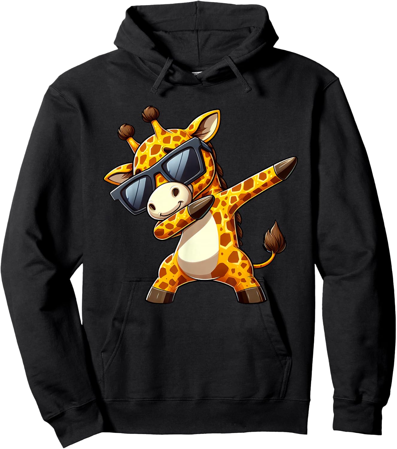 Cool Giraffe Dabbing Hoodie - Hoodie | Black