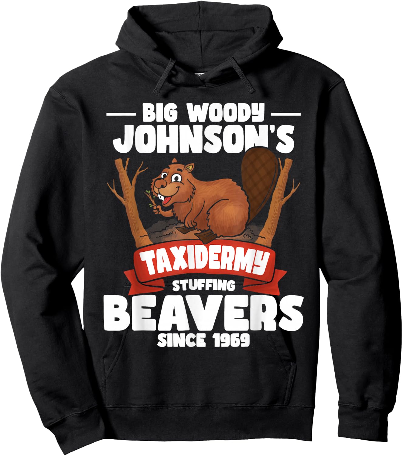Taxidermy Stuffing Beavers - Taxidermist Animal Stuffer Hoodie - Hoodie | Black