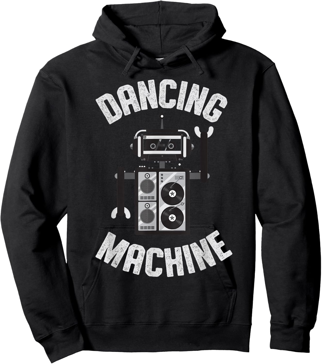 Dancing Machine Robot for Boys and Girls Hoodie - Hoodie | Black