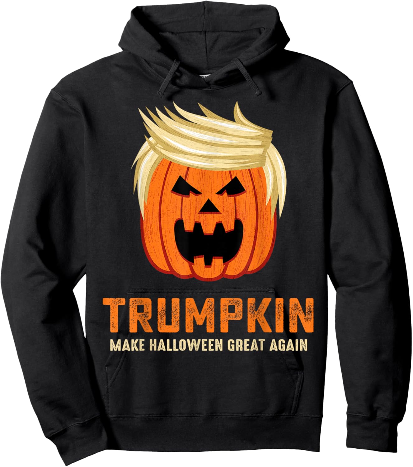 Halloween Trumpkin Funny Hoodie - Hoodie | Black