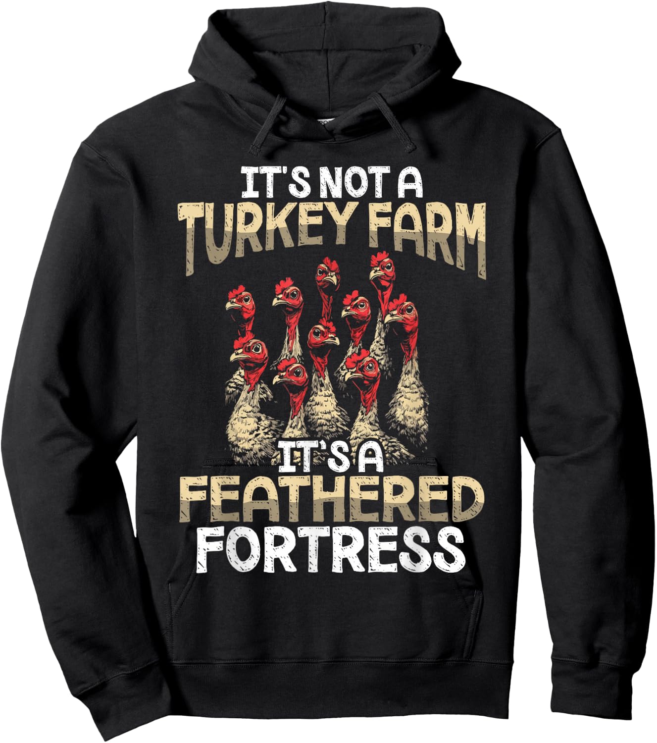 Turkey Farm Turkey Farmer Hoodie - Hoodie | Black