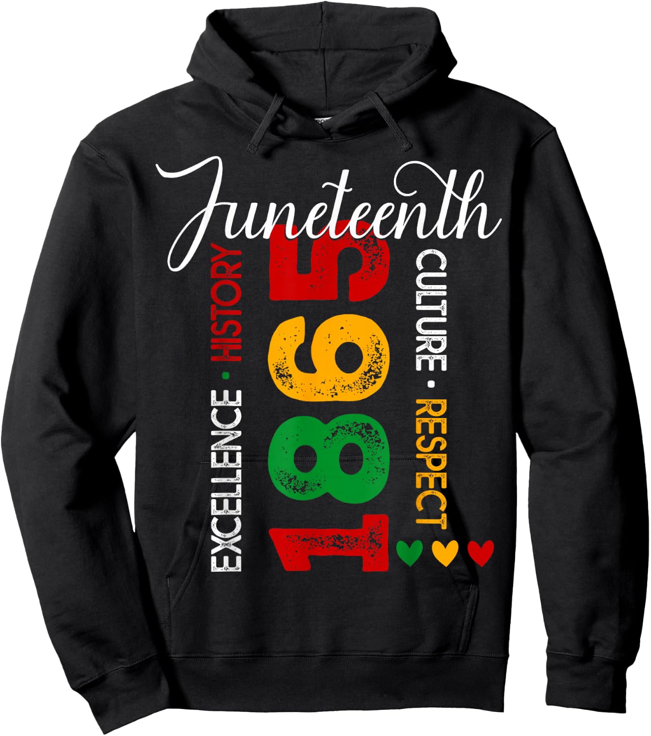 Juneteenth 1865 Independence Day Black History Afro Women Hoodie - Hoodie | Black