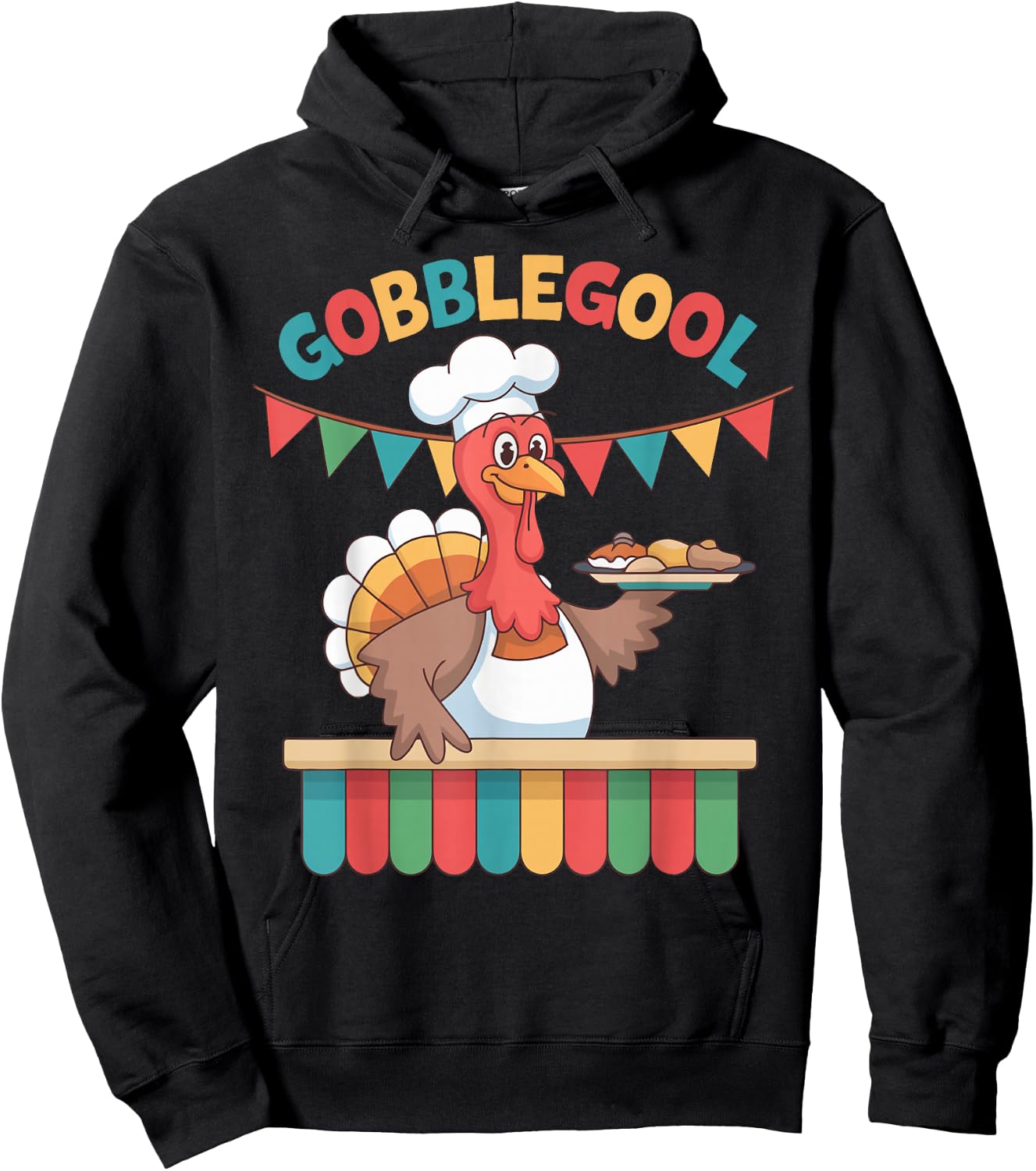 Gobblegool Turkey Thanksgiving gobble gool turkey Hoodie - Hoodie | Black