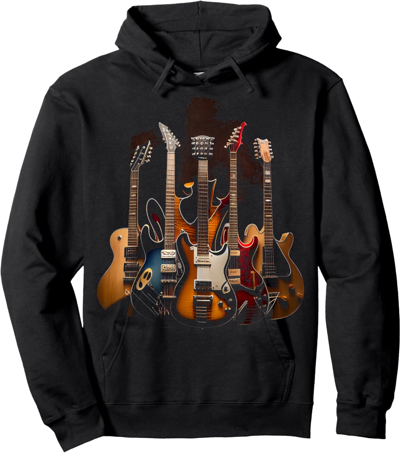 Gitarren Musiker Gitarristen Hoodie - Hoodie | Black