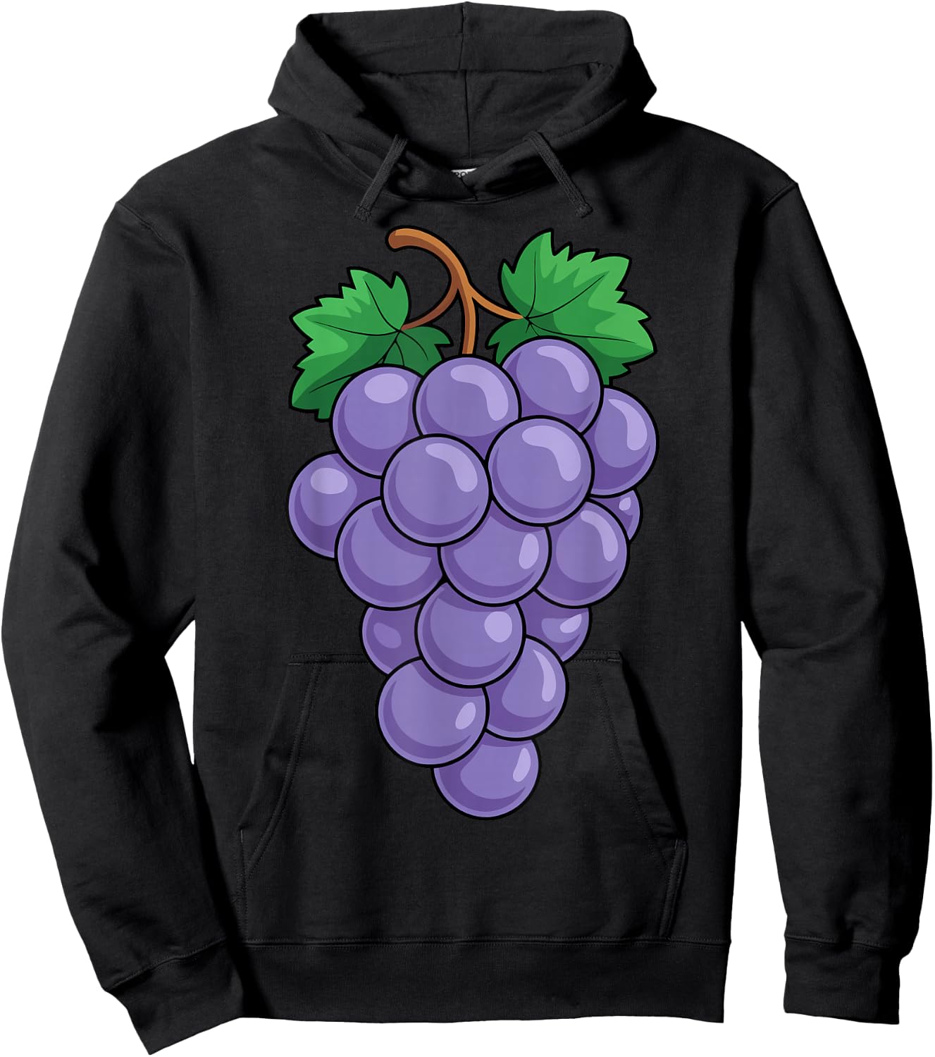 Chemise Raisins pour Adulte, Homme, Femme, Enfant, Violet Raisin Hoodie - Hoodie | Black