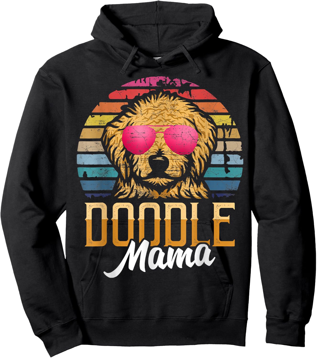 Doodle Mama Goldendoodle Mom Hoodie - Hoodie | Black