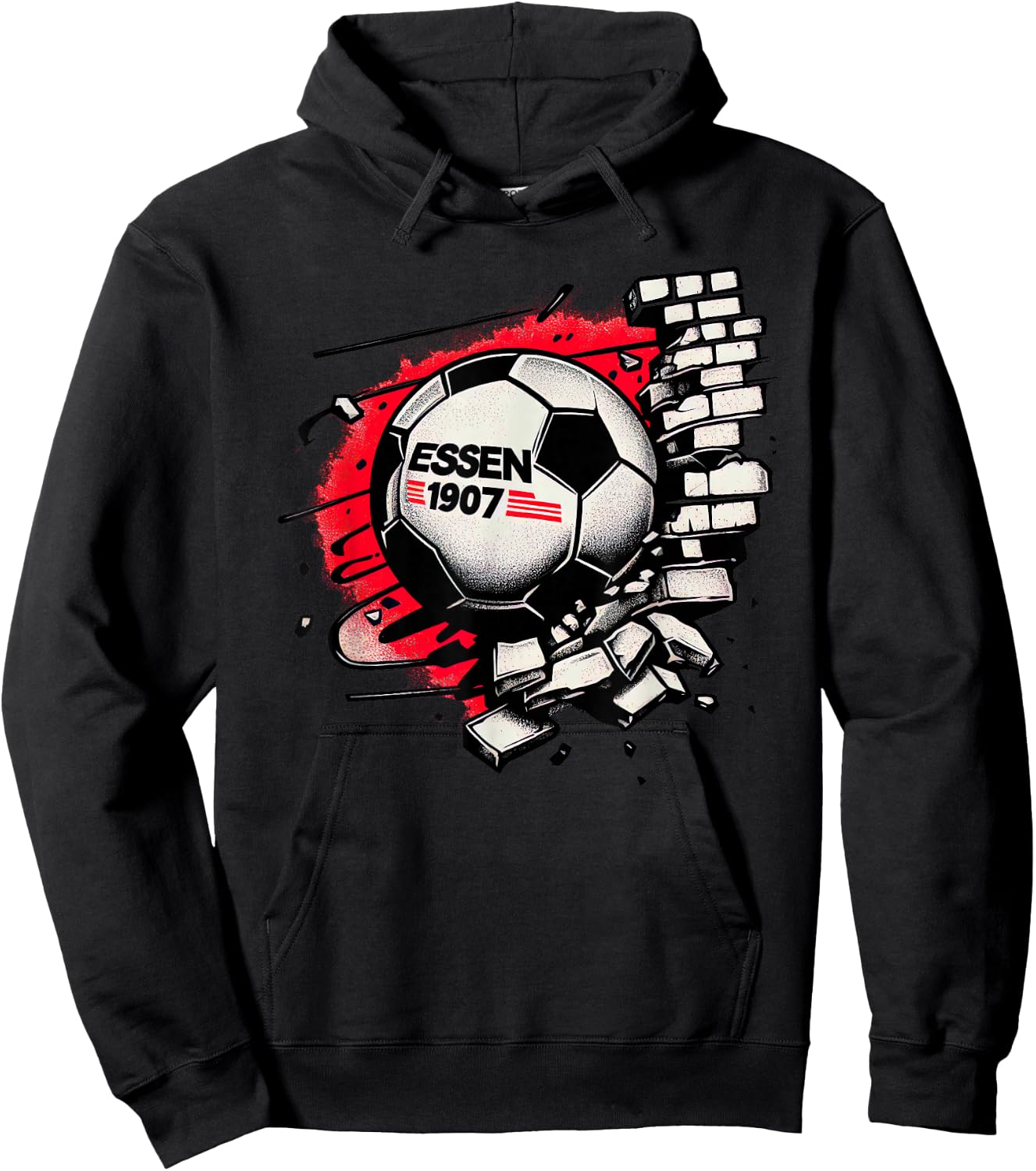 Essen Ruhrgebiet - 1907 Leben lang rot weiss Essen Hoodie - Hoodie | Black