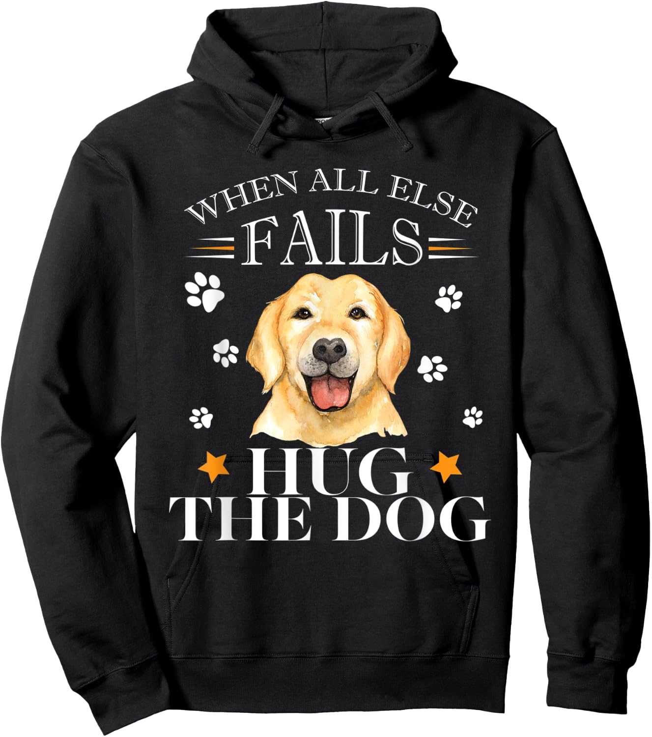 Yellow Labrador Retriever Dog Gift Love Dogs Labs Women Kids Hoodie - Hoodie | Black