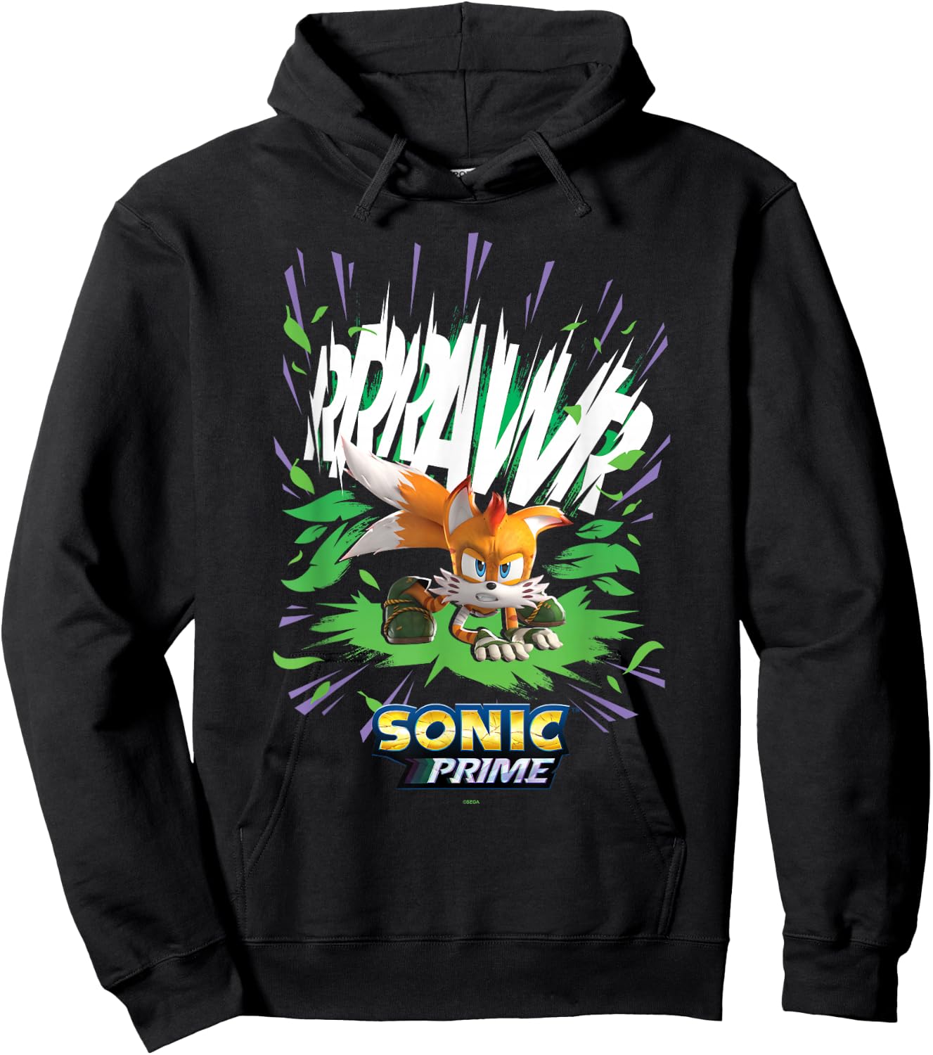 Sonic the Hedgehog, Sonic Prime - RRRAWR Hoodie - Hoodie | Black