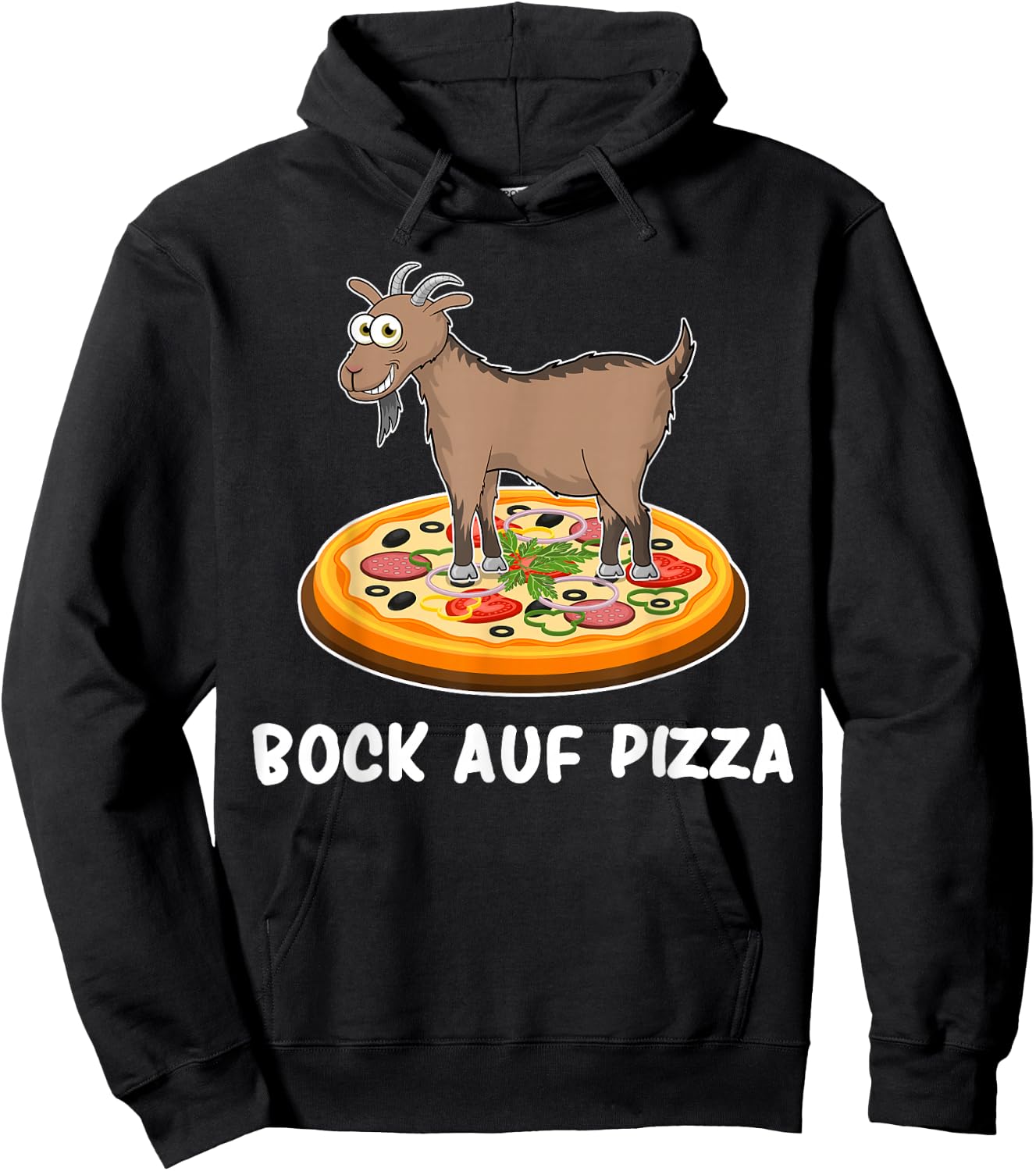 Pizza Sayings Pizza Baker Pizza Lovers Bock on Pizza , black, s Hoodie - Hoodie | Black