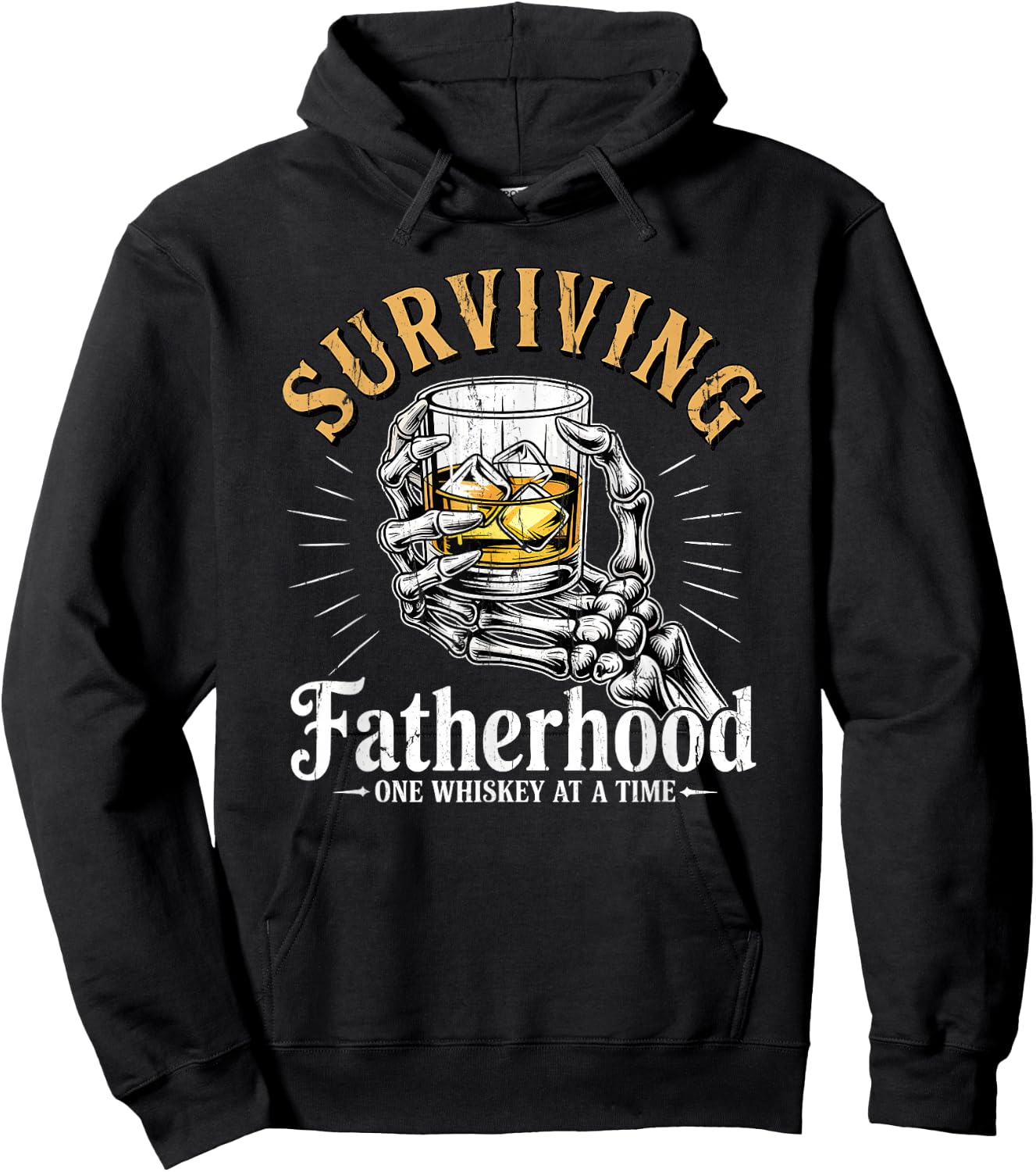 Surviving Fatherhood One Whiskey At A Time Hoodie - Hoodie | Black