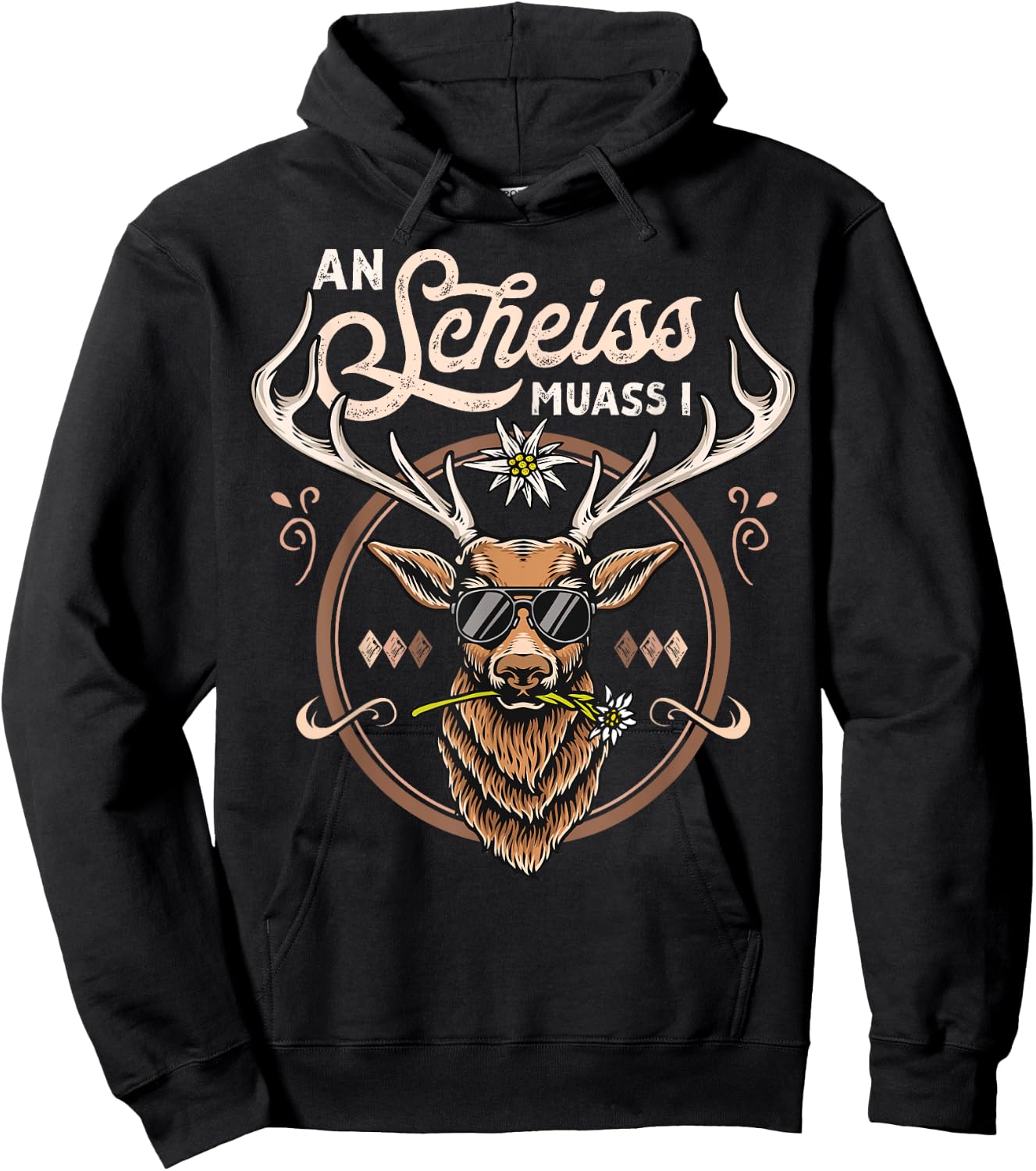 Men's Costume Shirt Outfit Suitable for Oktoberfest Costume , black Hoodie - Hoodie | Black