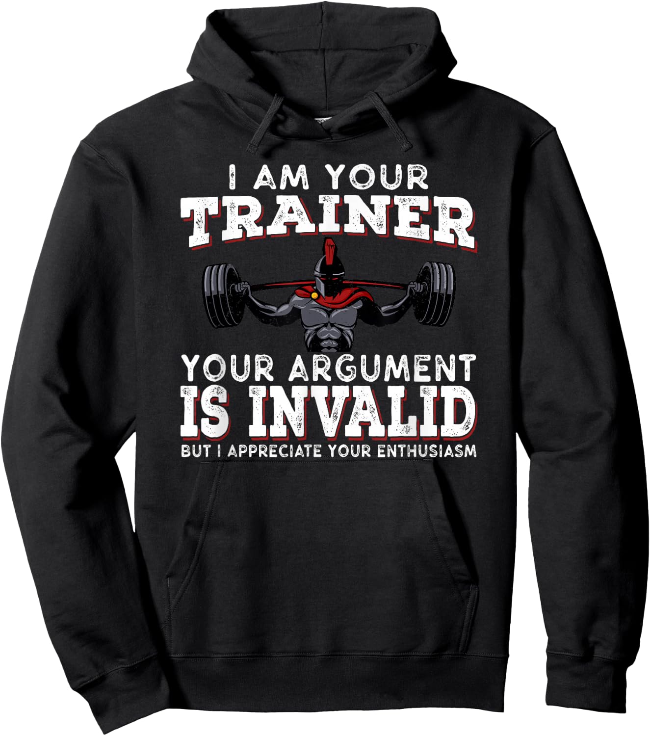 I Am Your Trainer Funny Personal Trainer fitness gym Gift Hoodie - Hoodie | Black