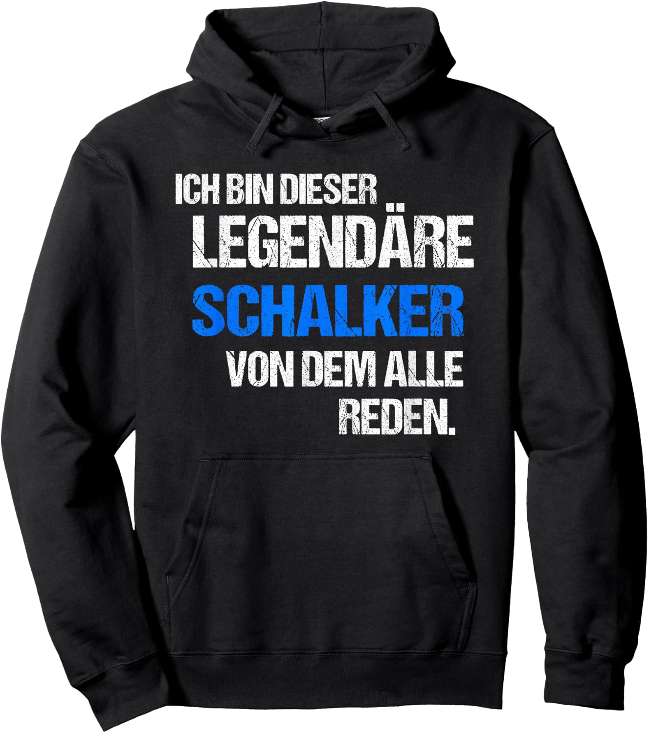 Schalke Gelsenkirchen with Saying City Souvenir Fan , black Hoodie - Hoodie | Black