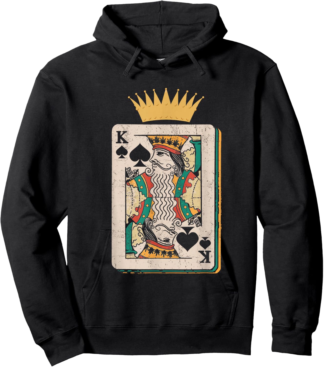 King Playing Cards | Casino Gambling | Poker Player Hoodie - Hoodie | Black