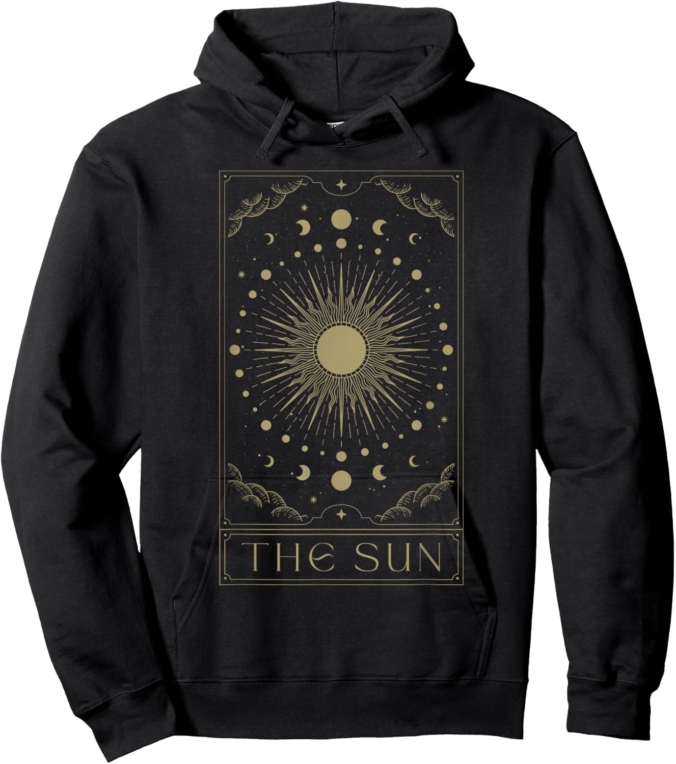 The Sun Tarot Card Esoteric Sun Gothic Witchcraft Witchy Hoodie - Hoodie | Black