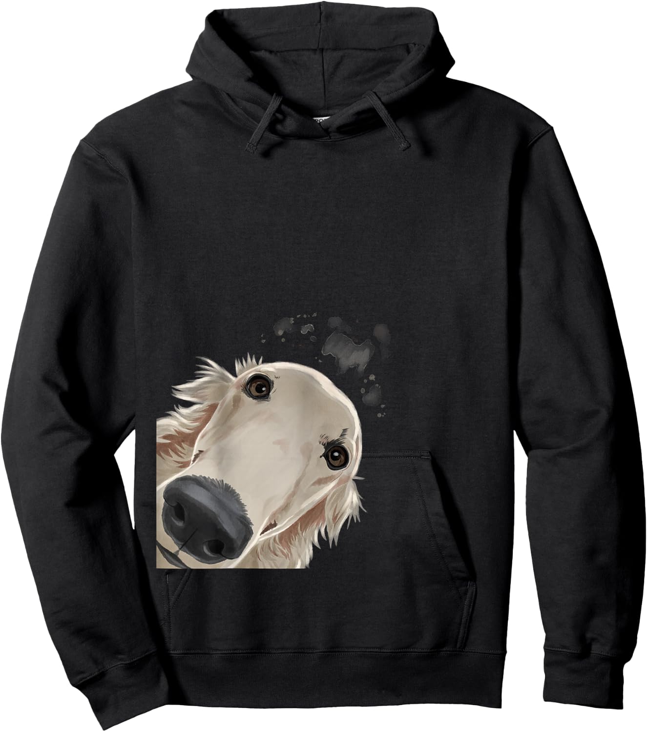 Curious Dog Barsoi Hoodie - Hoodie | Black
