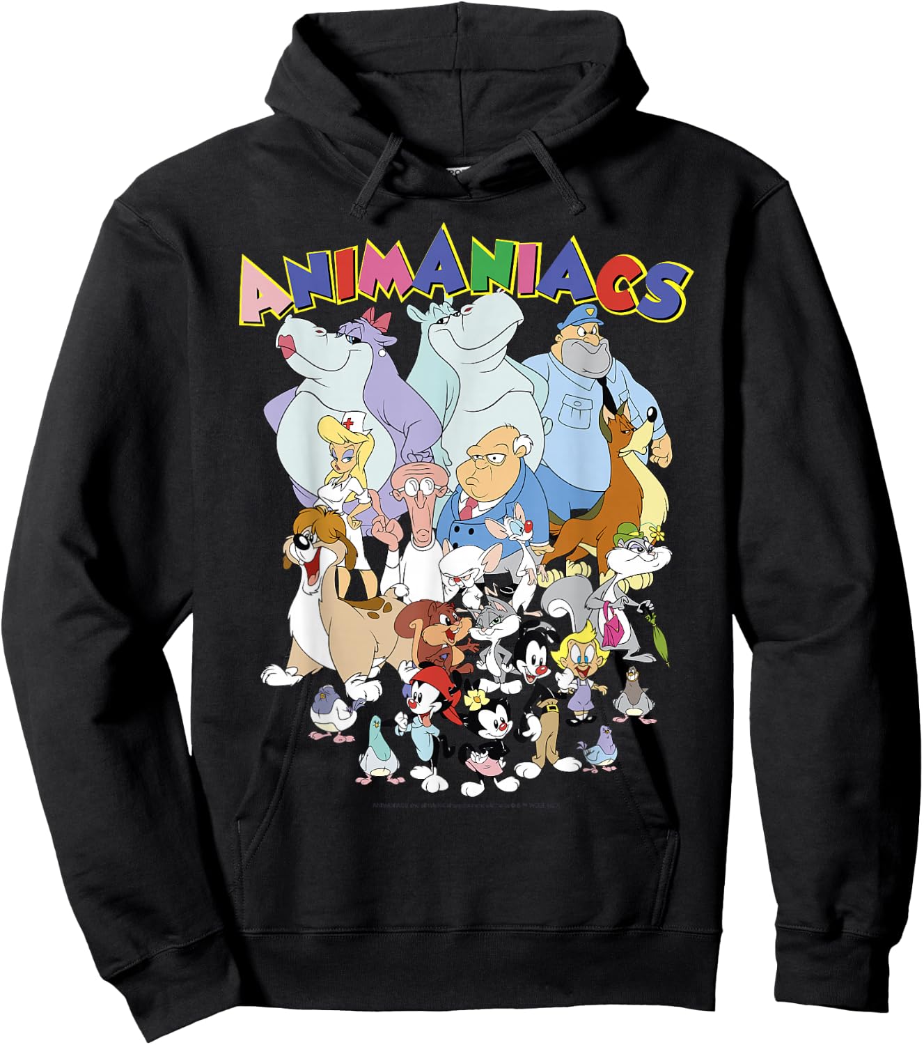 Animaniacs Group Shot Logo Hoodie - Hoodie | Black