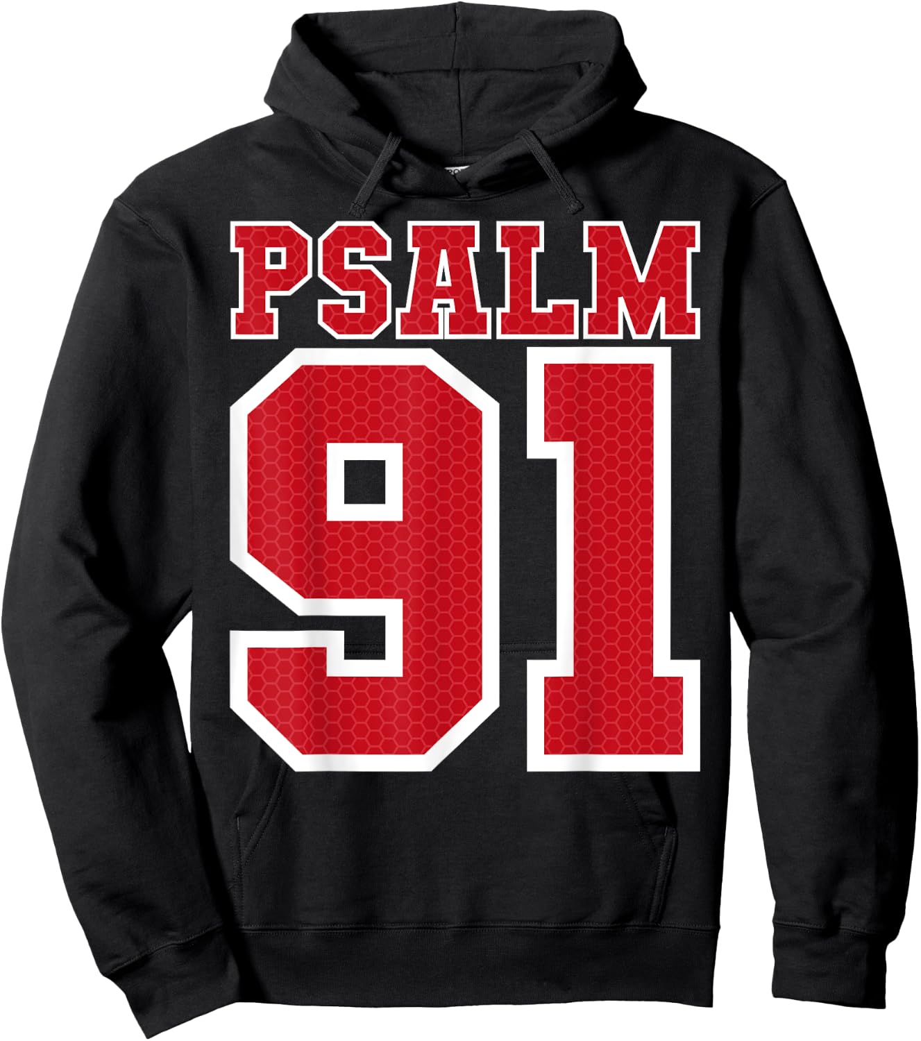 Psalm 91 Bible Verse Christian Shirt My Refuge My Jesus Hoodie - Hoodie | Black