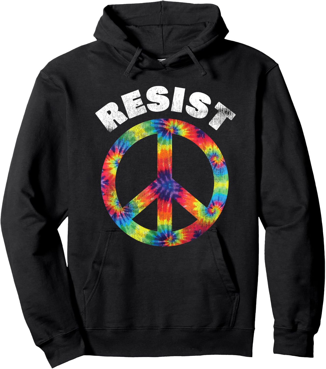 Peaceful Protest | Resist Hoodie - Hoodie | Black