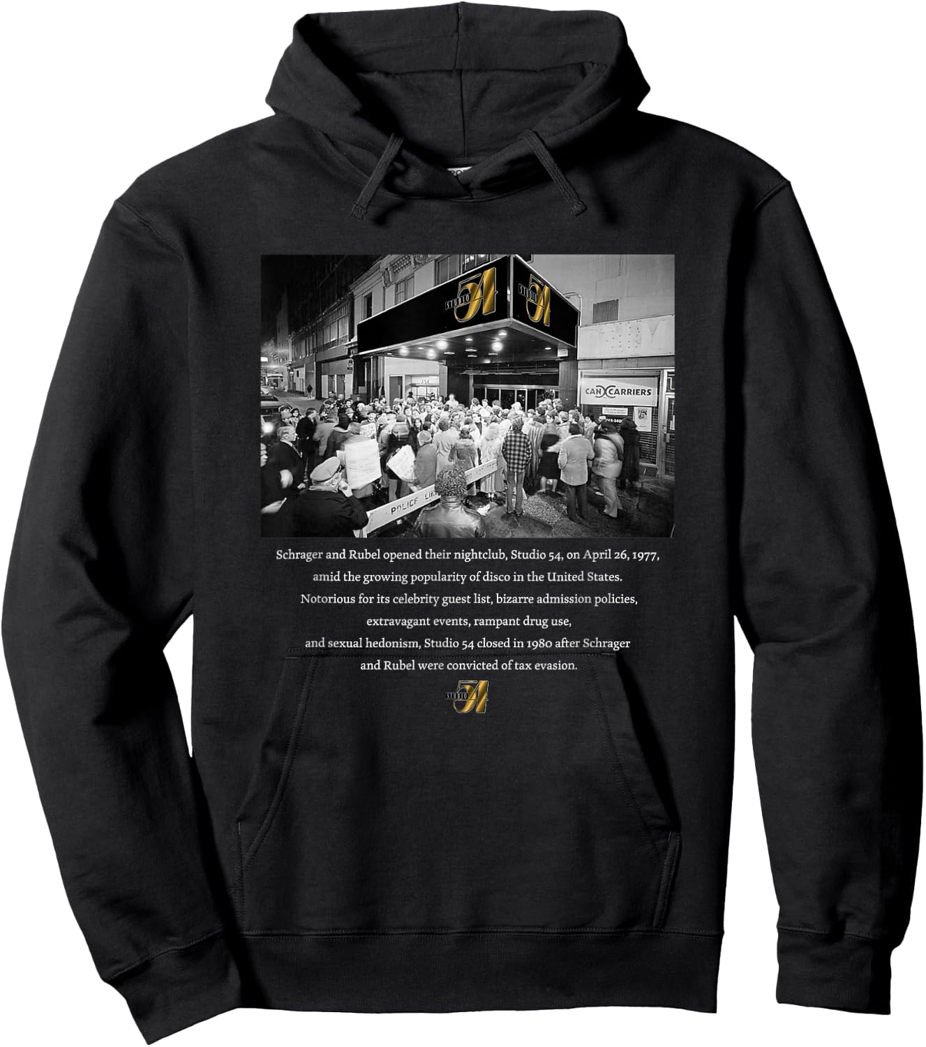 Studio 54_Disco_004 Hoodie - Hoodie | Black