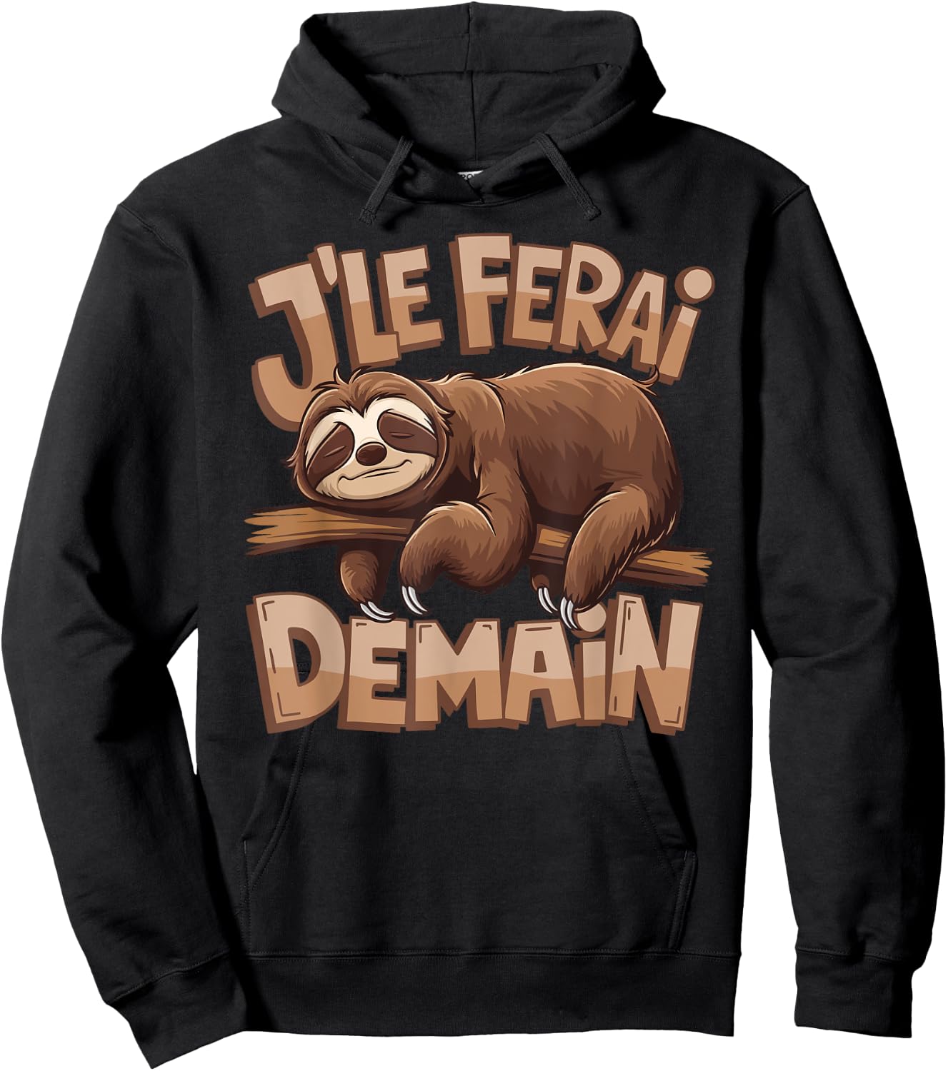 Idea Lazy Humor Nap I Do It Tomorrow Hoodie - Hoodie | Black