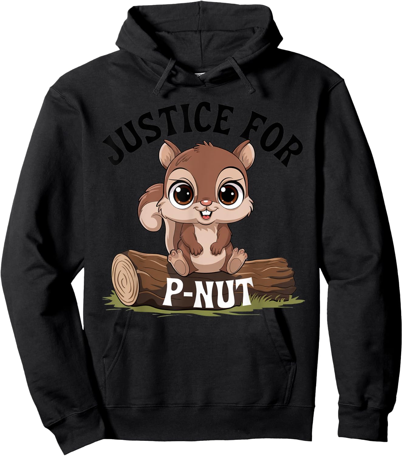 Justice for P-Nut Special Squirrel . Pnut Justice Hoodie - Hoodie | Black