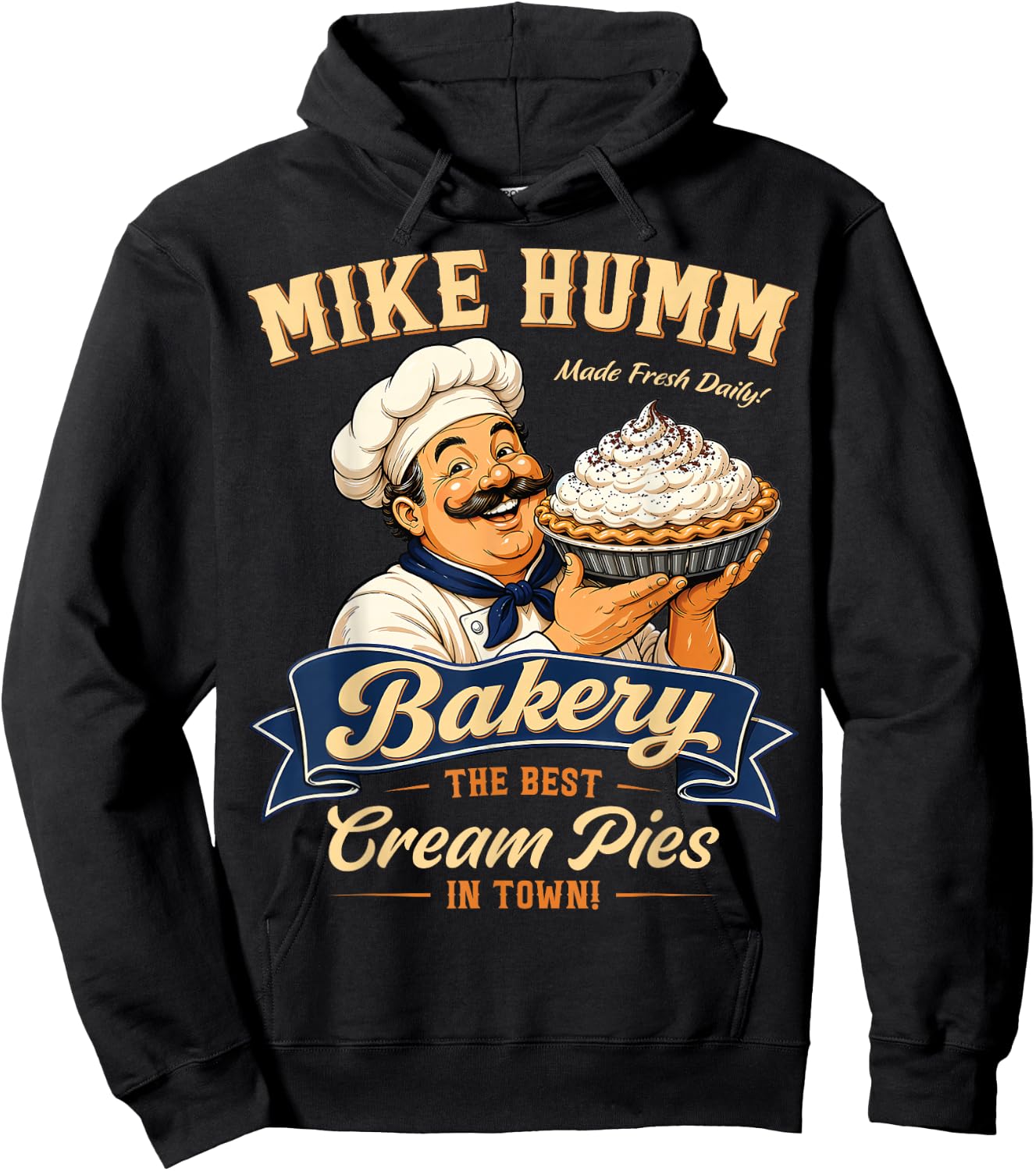 Funny Adult Humor Mike Humm Innuendo Joke Pun Gag Gifts Hoodie - Hoodie | Black