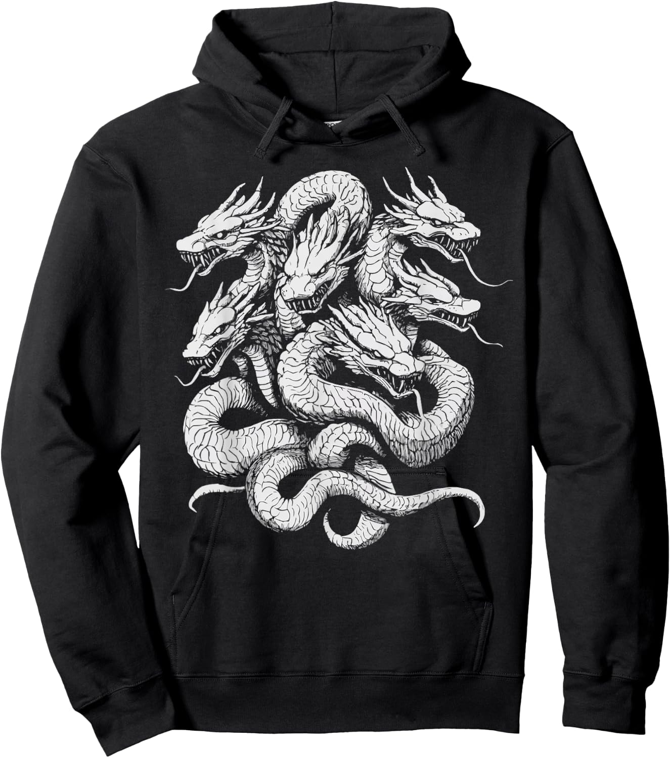 Lernaean Hydra Snake Mythical Creature Greek Mythology Hoodie - Hoodie | Black