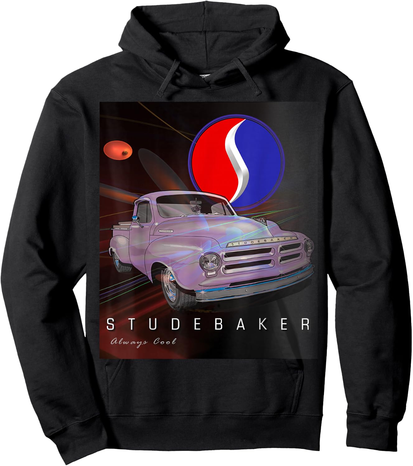 Classic Studebaker pick up truck , it's still cool Hoodie - Hoodie | Black
