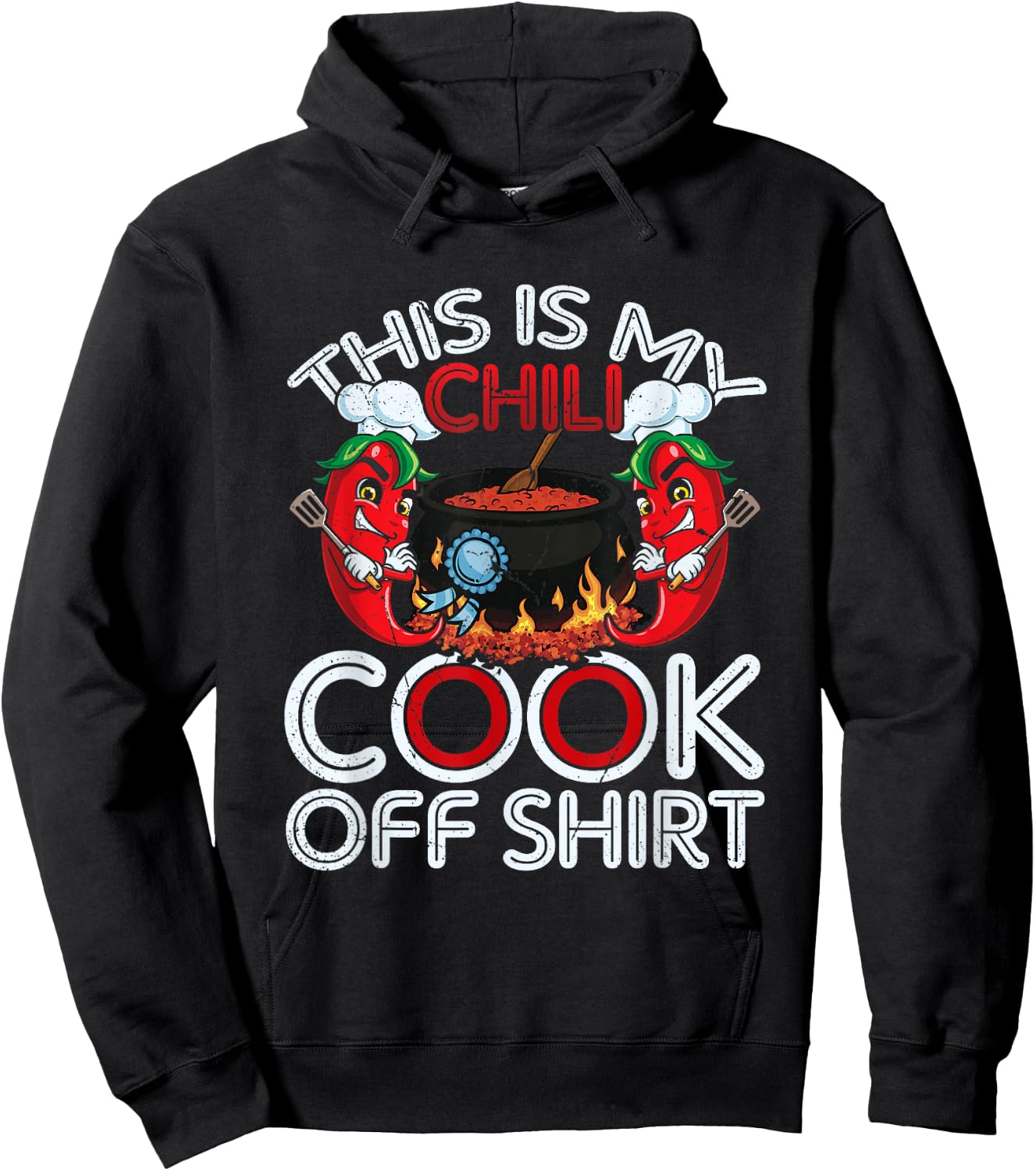 This is My Chili Cook Off Shirt Mexican Food Cinco De Mayo Hoodie - Hoodie | Black