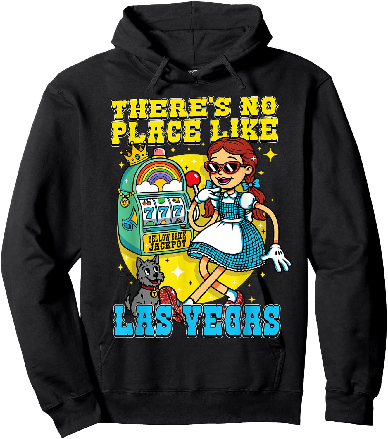 Funny Las Vegas Casino No Place Like Nevada Trip Souvenir Hoodie - Hoodie | Black