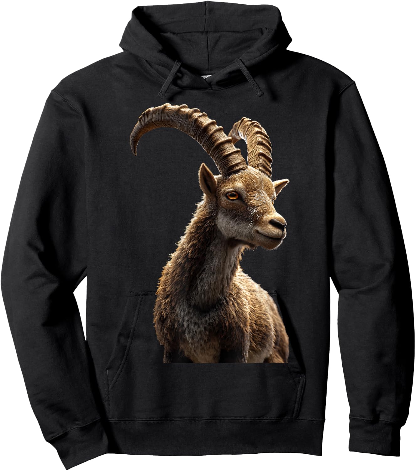 Steinbock Ziege Bock Alpensteinbock Capricorn Süße Ziegen Hoodie - Hoodie | Black